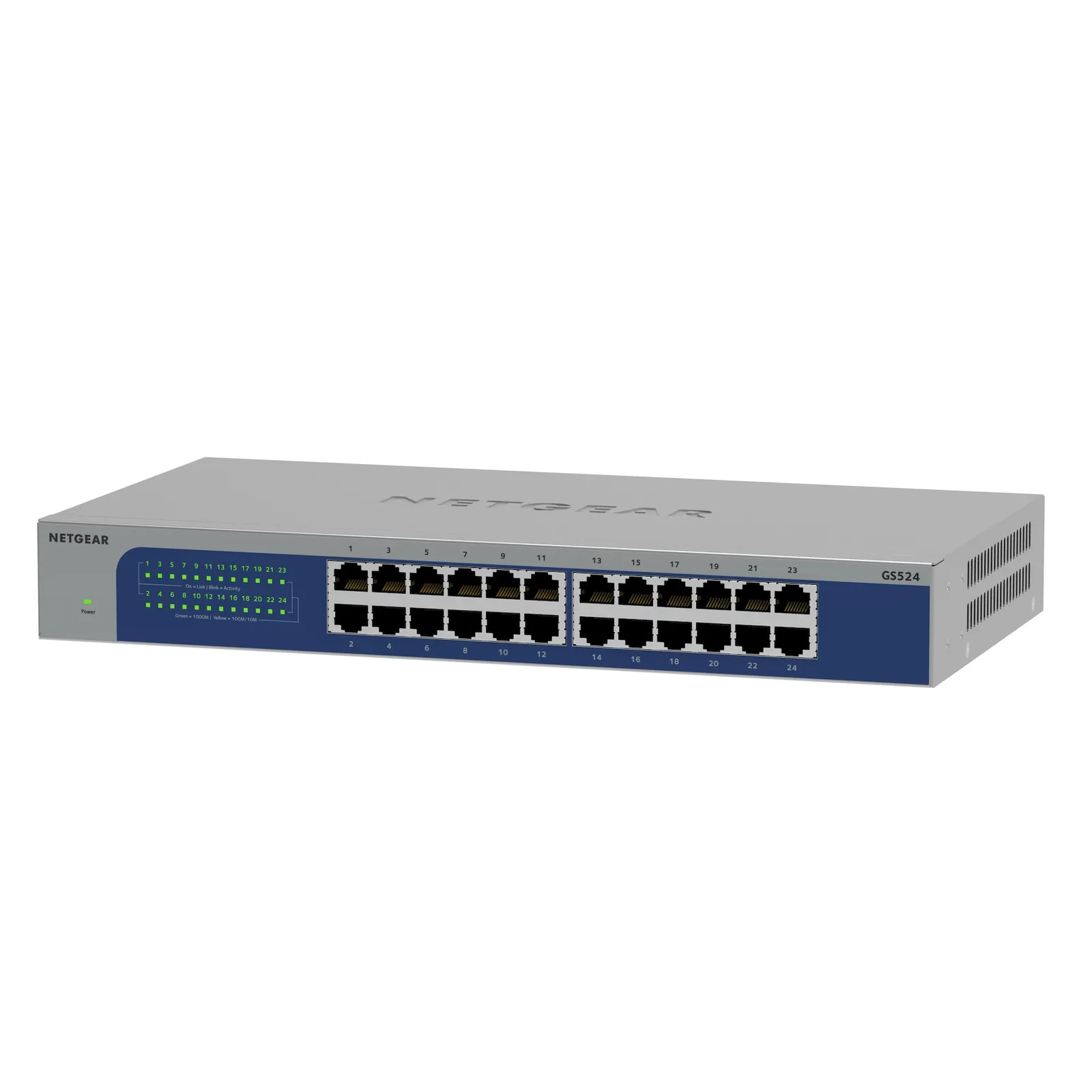 PI_340546861 Netgear GS524-300EUS, 24-Port Gigabit Ethernet unmanaged Switch, Desktop - Slika 1