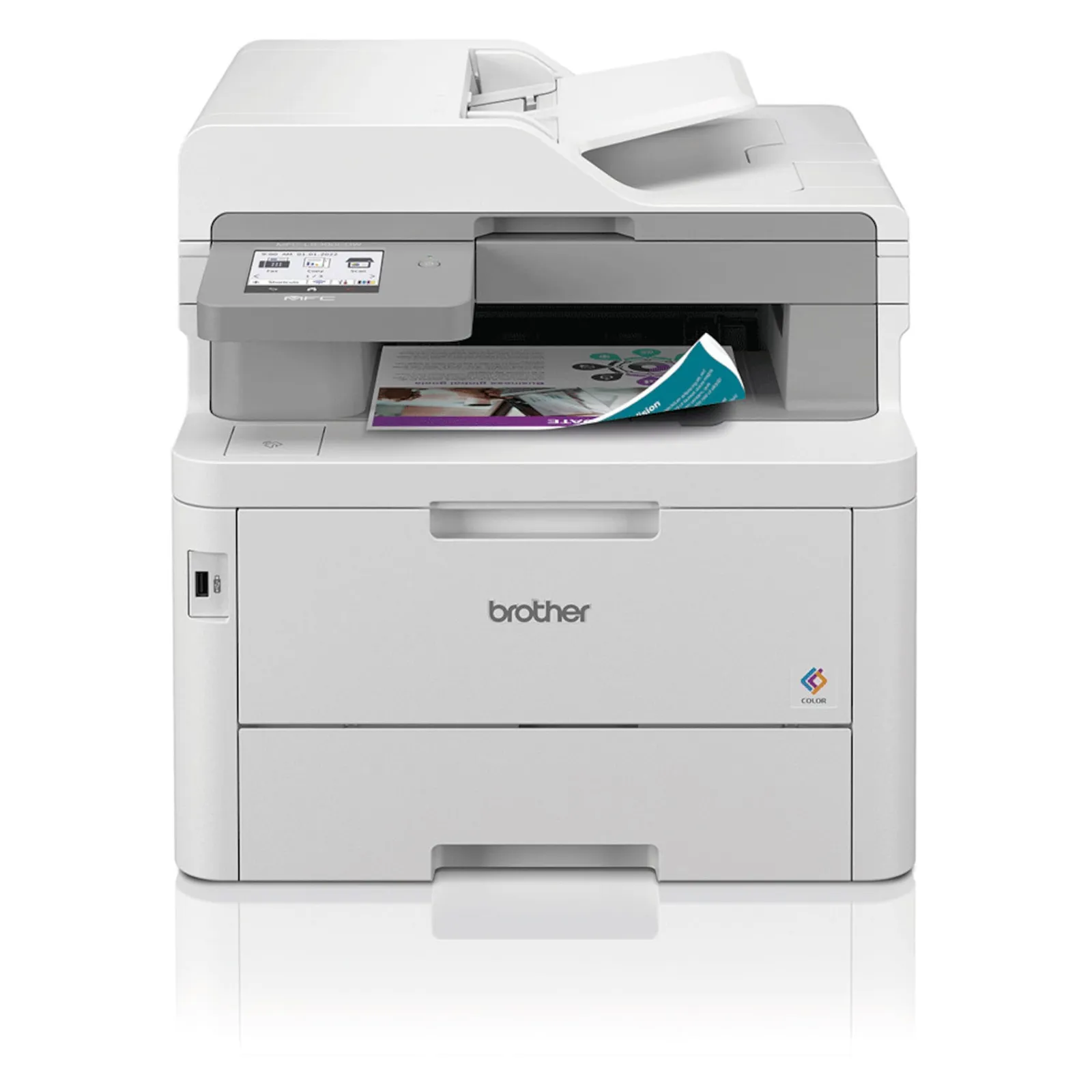 PI_348472457 Brother MFC-L8390CDW Farblaser-Multifunktionsdrucker Scanner Kopierer Fax WLAN - Slika 1