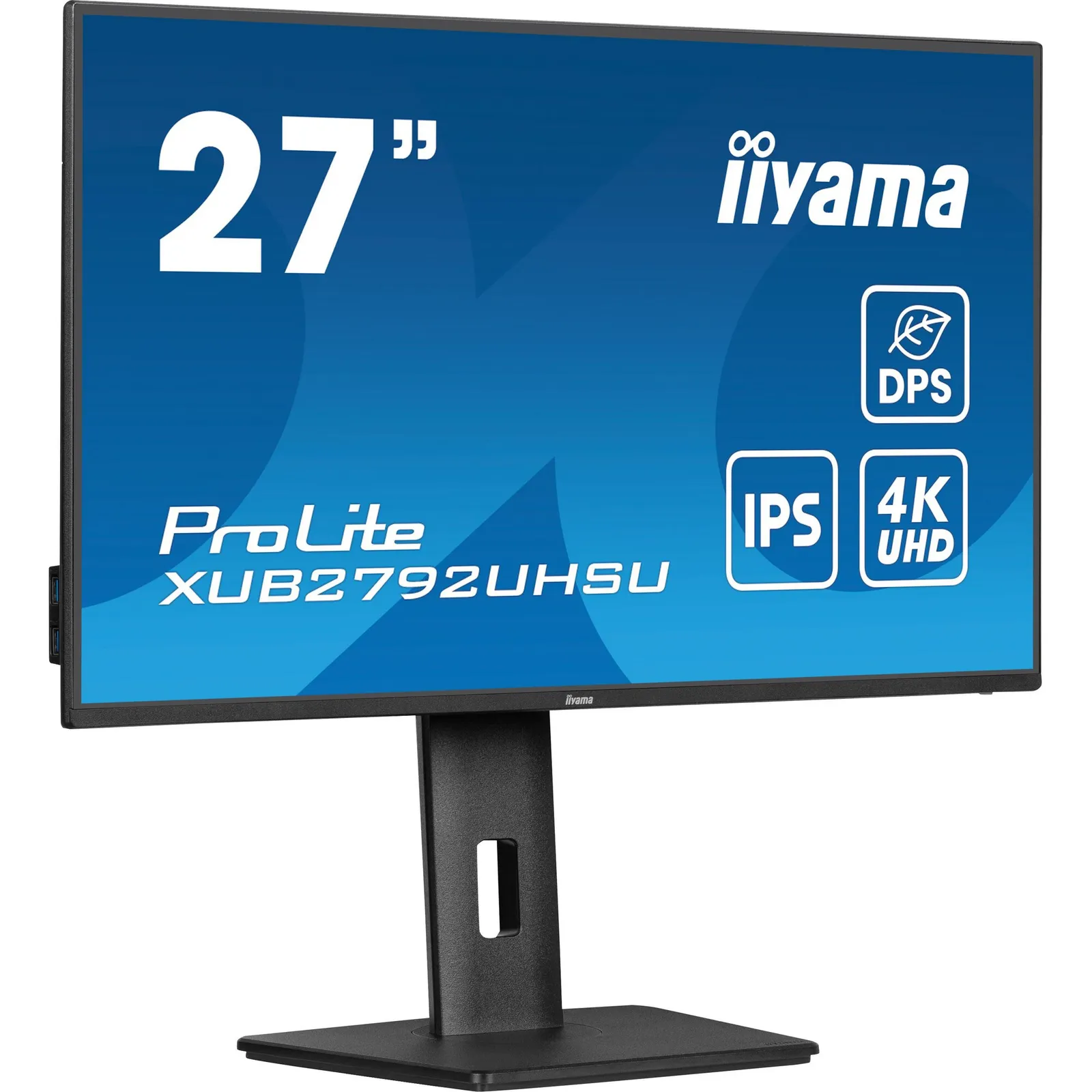 PI_351314074 iiyama ProLite XUB2792UHSU-B6 68,6cm (27") 4K IPS LED-Monitor DP/HDMI/USB-C 4ms - Slika 1