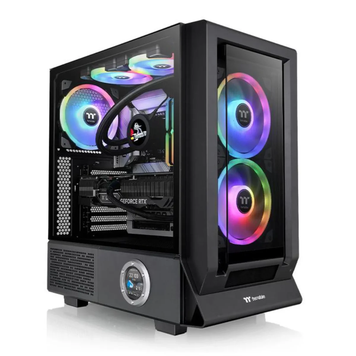 THERMALTAKE Ceres 350 MX Midi-Tower Gehäuse Seitenfenster schwarz - Slika 6