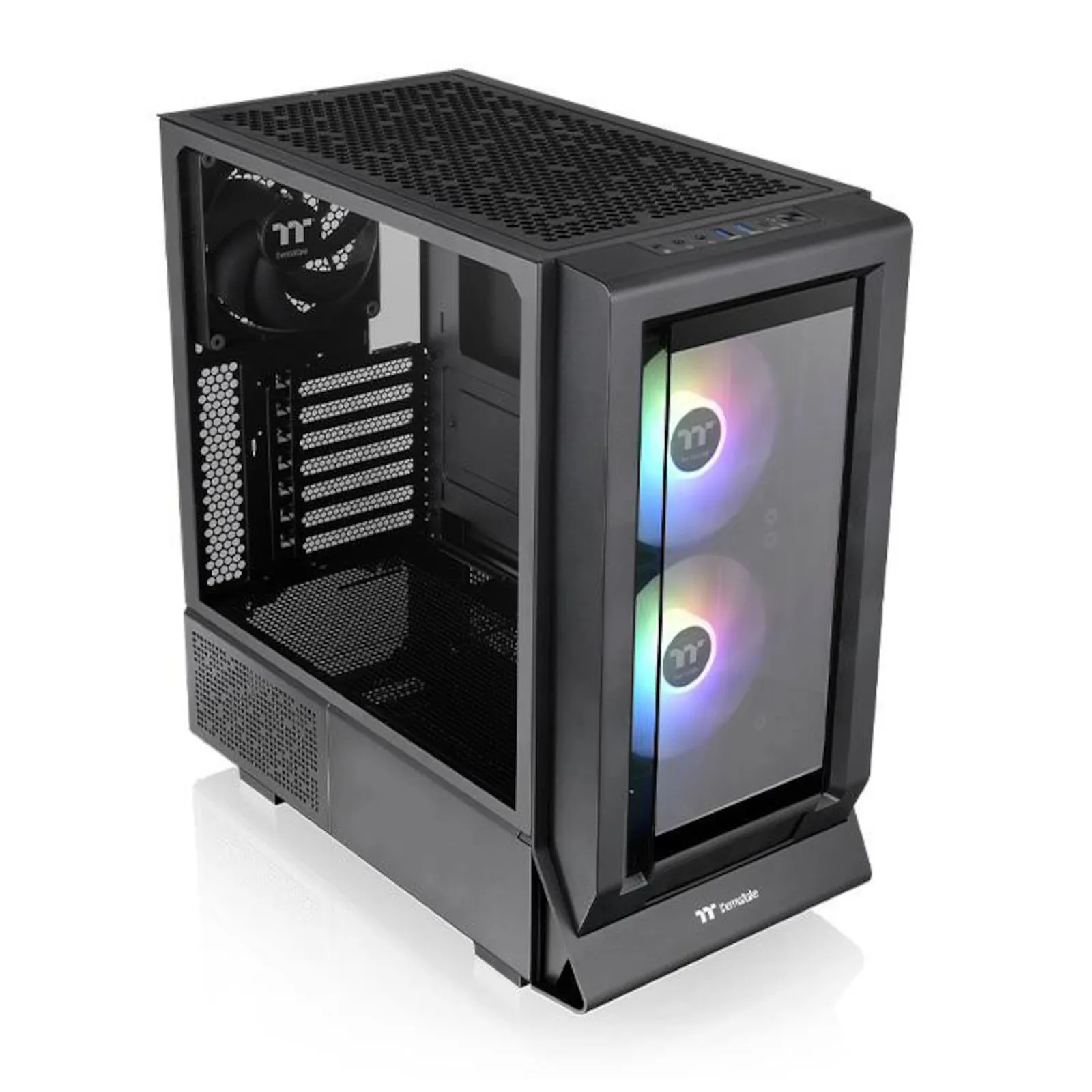 PI_357122507 THERMALTAKE Ceres 350 MX Midi-Tower Gehäuse Seitenfenster schwarz - Slika 1