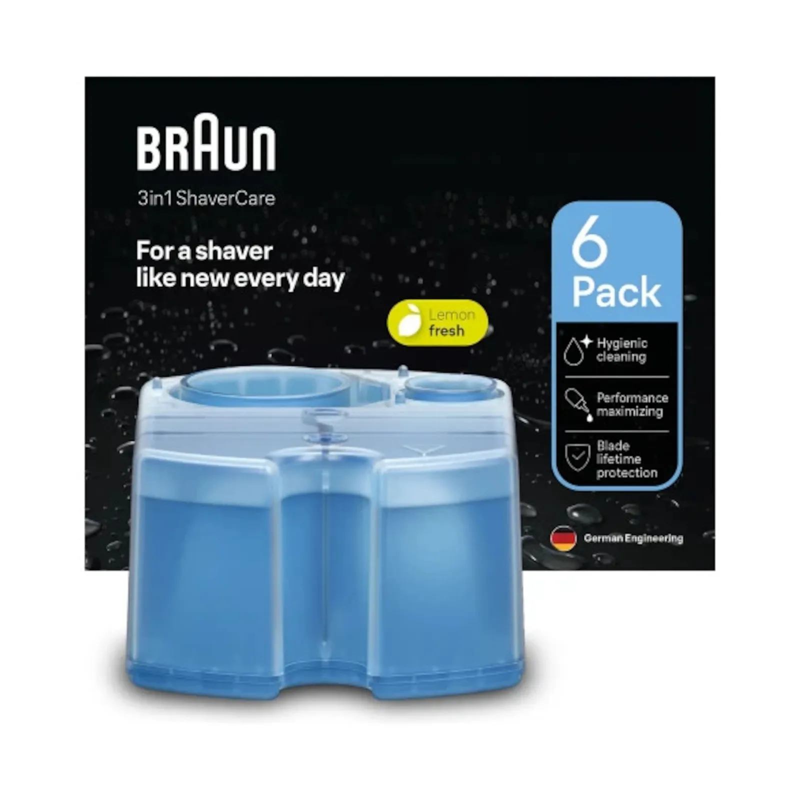 PI_365121375 Braun Clean&Renew CCR 6 Reinigungskartuschen (6er-Pack) - Slika 1