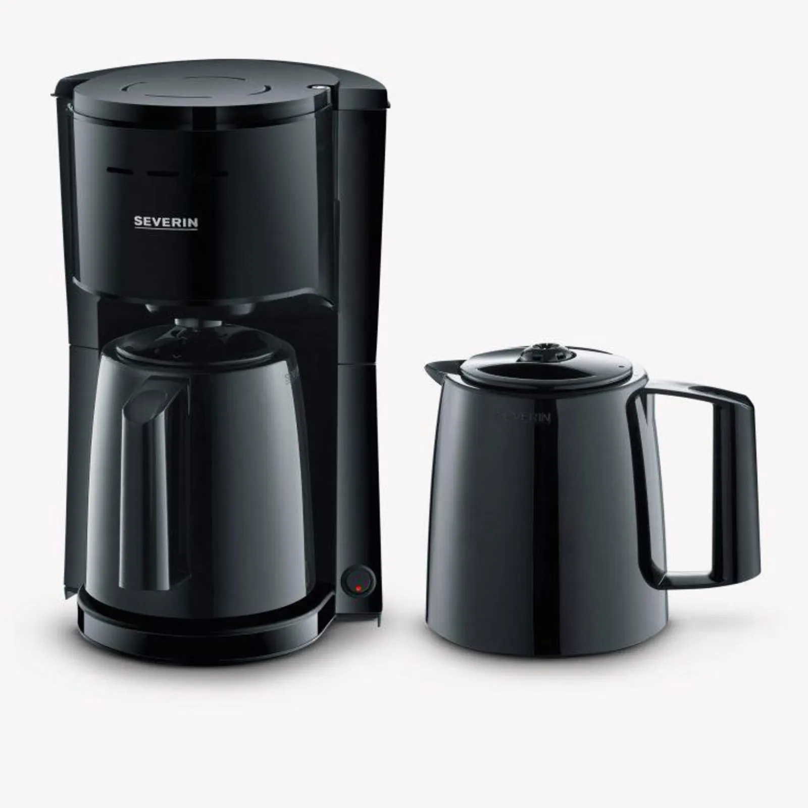 PI_378444381 Severin KA 9307 Filterkaffeemaschine 2 Thermokannen schwarz - Slika 1