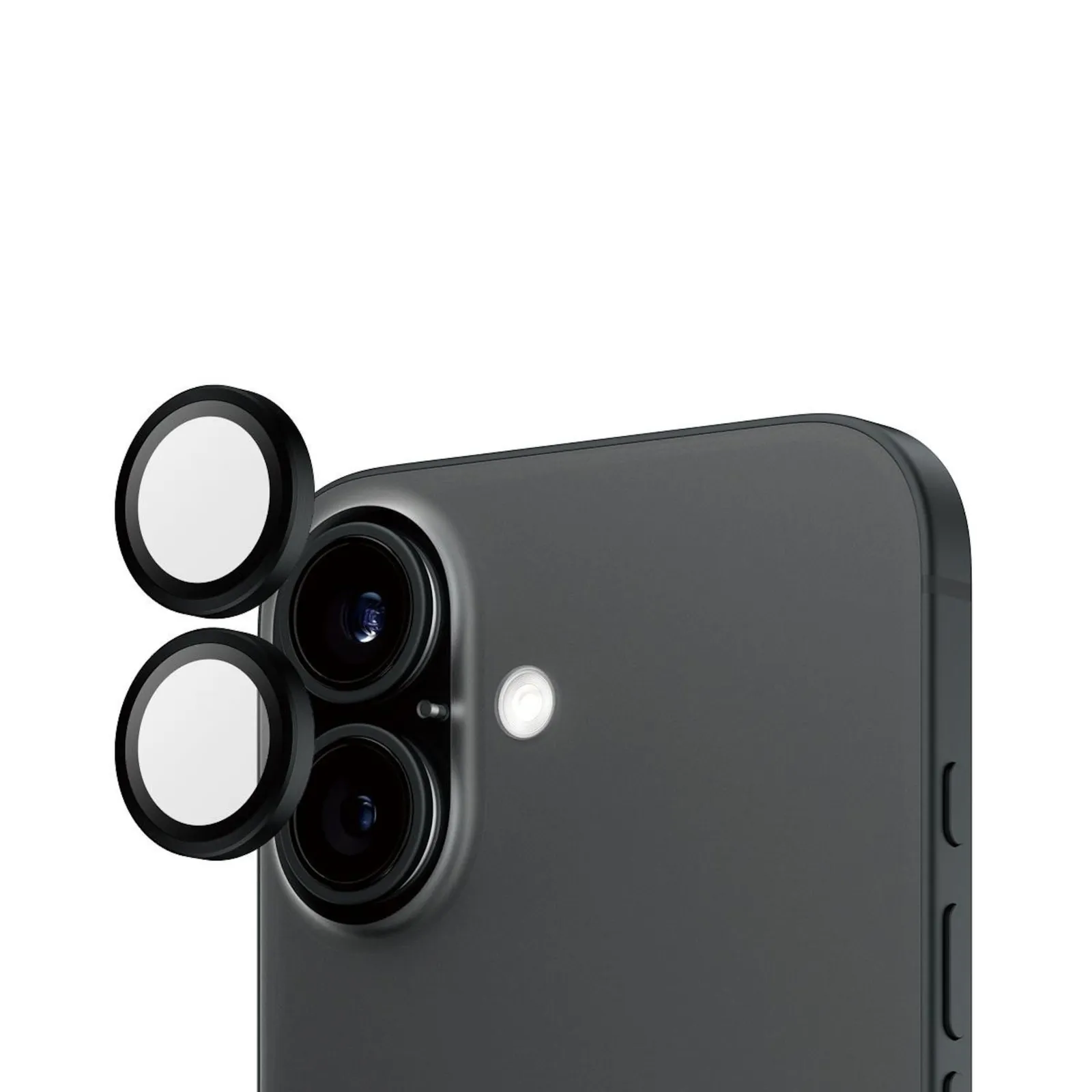 PI_379166518 PanzerGlass Hoops Schwarz Kameraschutz iPhone 16/16 Plus - Slika 1