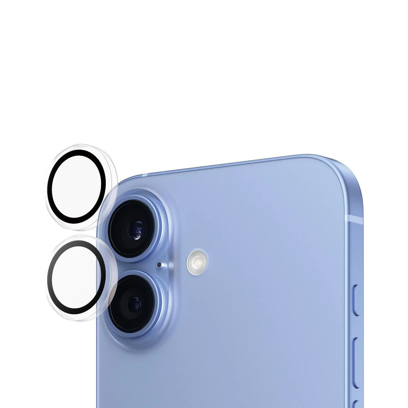 PI_379168461 PanzerGlass Hoops Transparent Kameraschutz iPhone 16/16 Plus - Slika 1