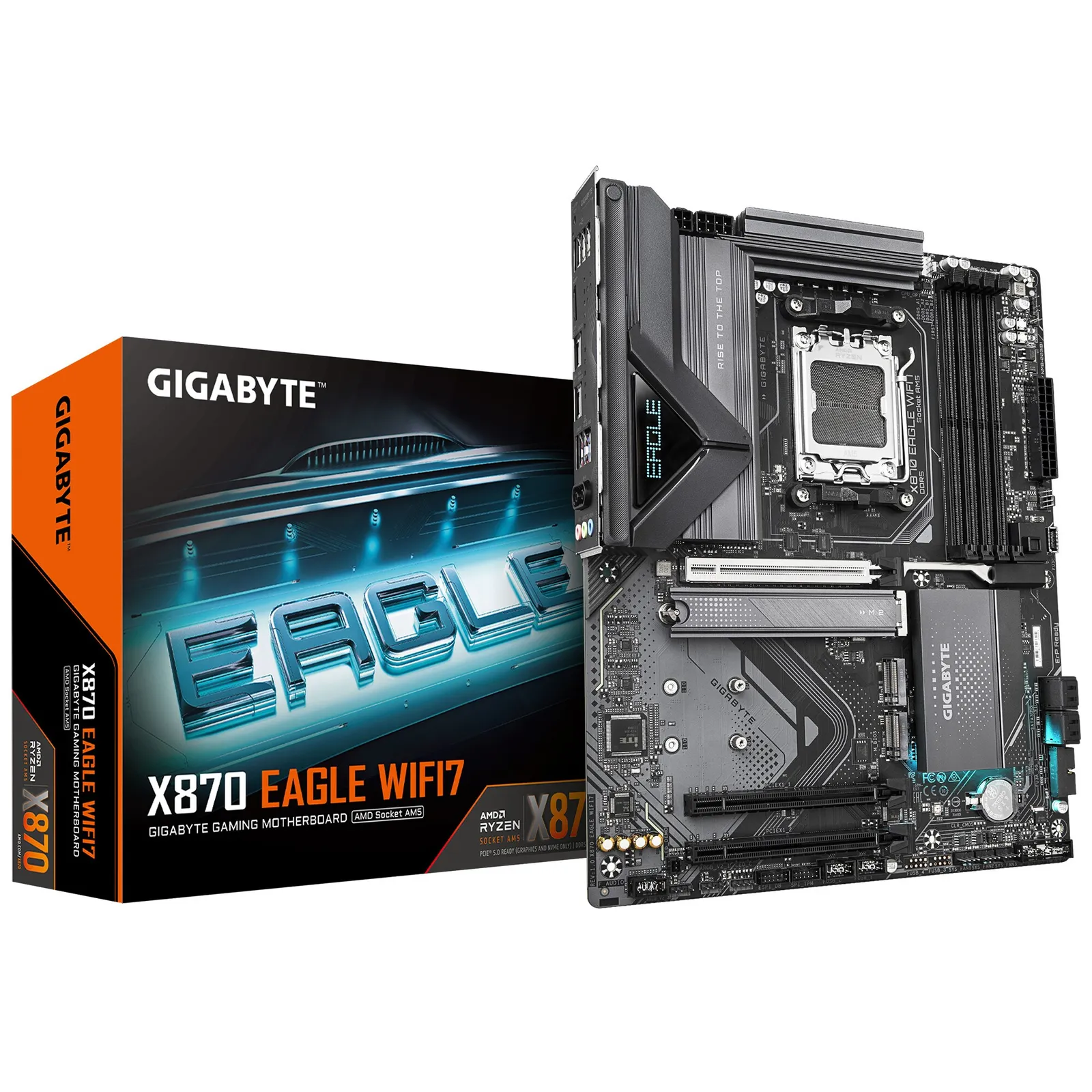 PI_383866759 GIGABYTE X870 EAGLE WIFI7 ATX Mainboard Sockel AM5 HDMI - Slika 1