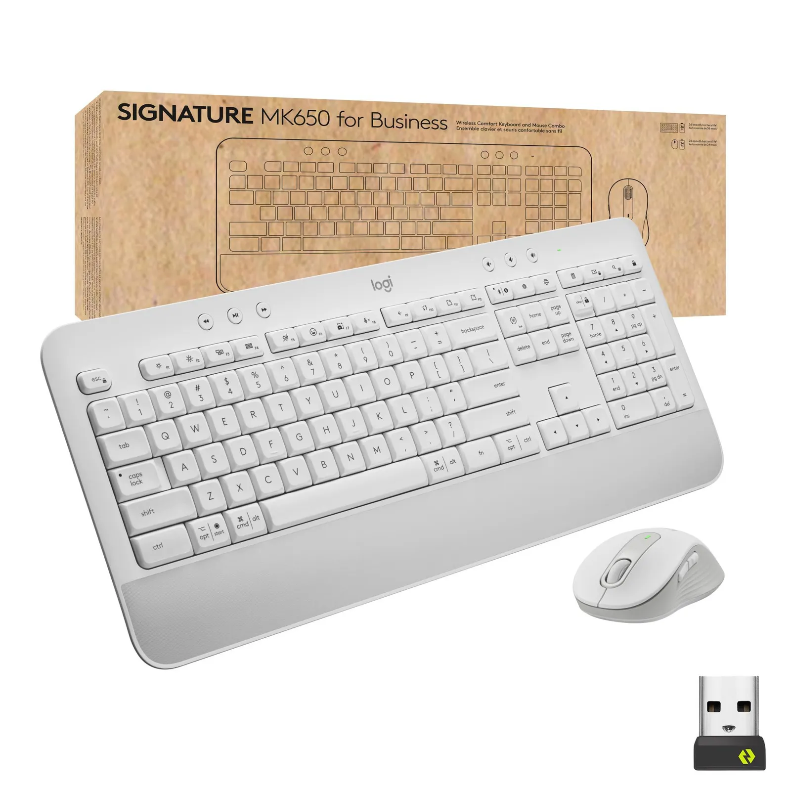 PI_390317727 Logitech Signature MK650 Combo for Business, Off-White - Slika 1