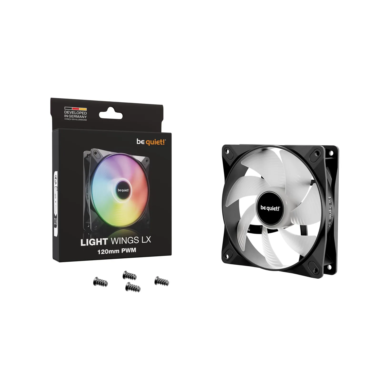 PI_409024434 be quiet! Light Wings LX PWM Lüfter 120mm Schwarz - Slika 1