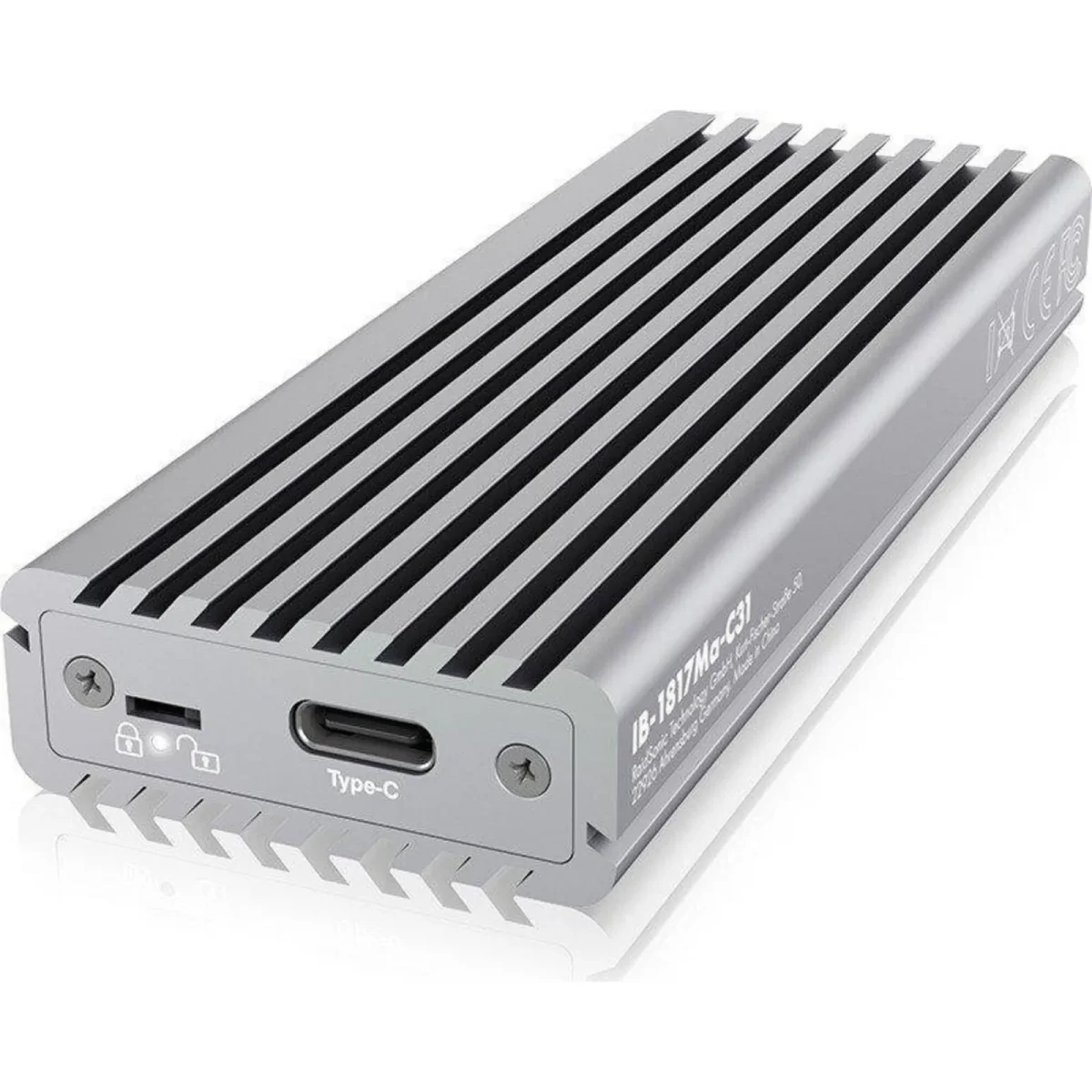 RaidSonic Icy Box IB-1817MA-C31 M.2 PCIe SSD USB Type-C HDD Gehäuse M-Sockel - Slika 2