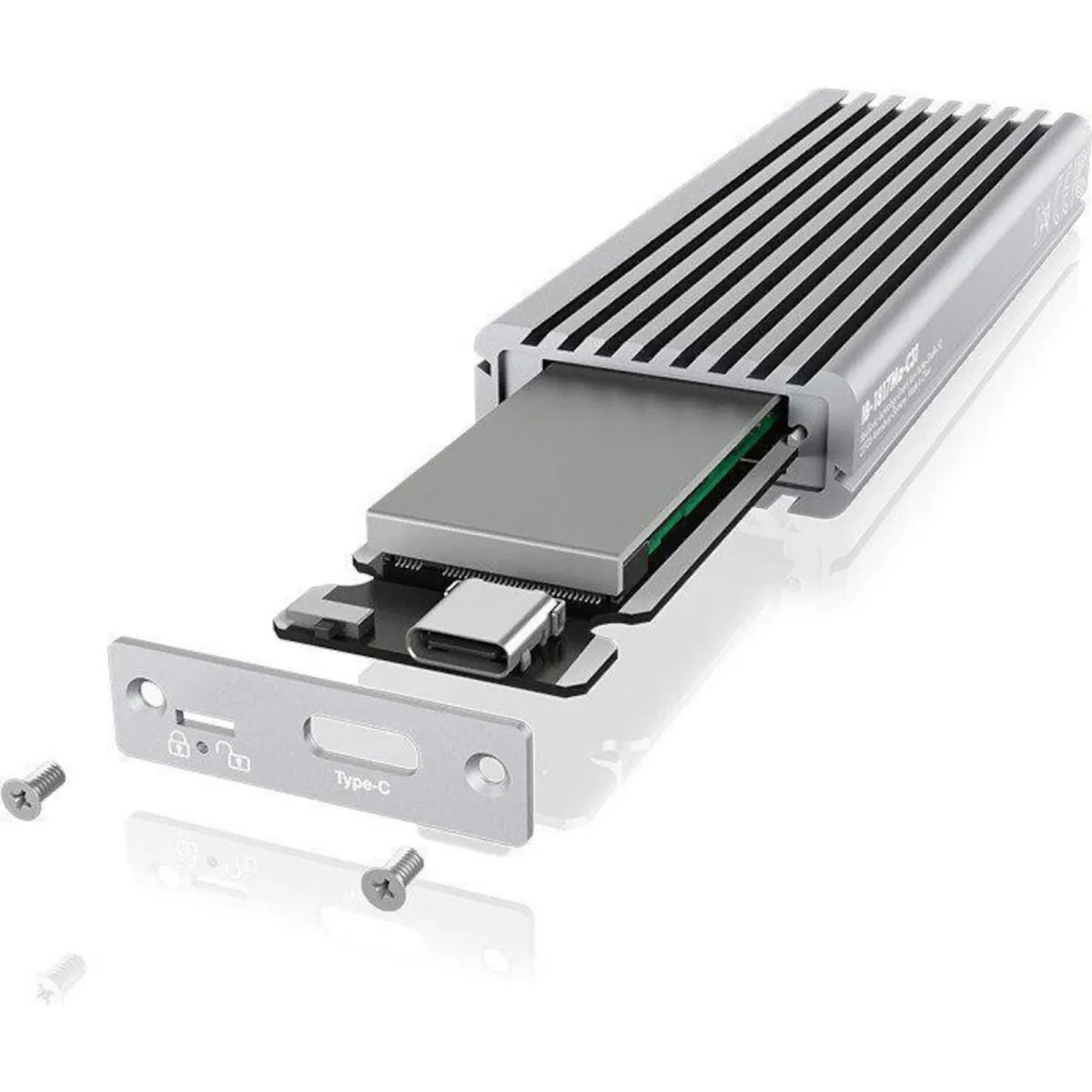 RaidSonic Icy Box IB-1817MA-C31 M.2 PCIe SSD USB Type-C HDD Gehäuse M-Sockel - Slika 5