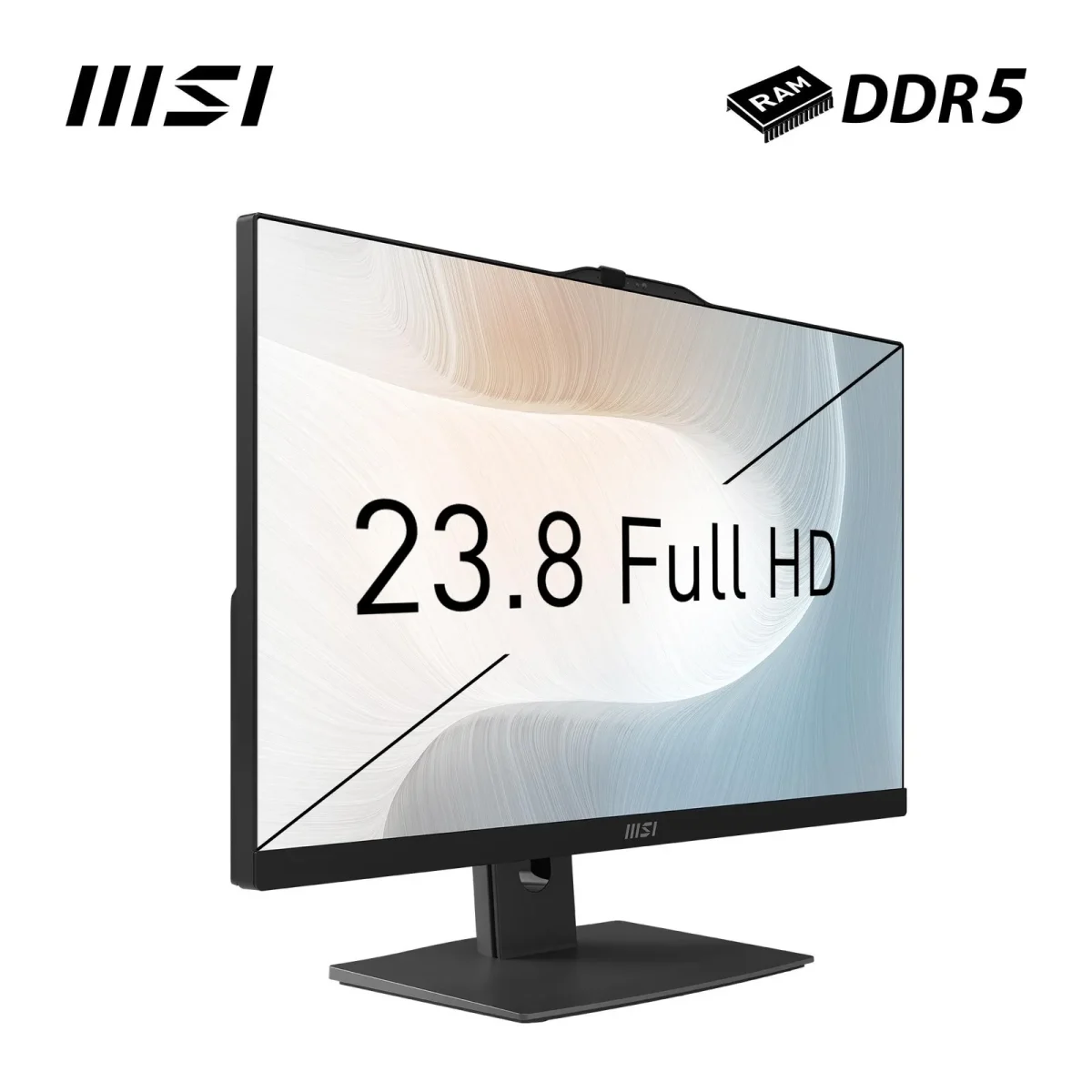 MSI Modern AM242P 1M-1206DE Core 3 100U 16GB/256GB SSD 23,8" Win11 Pro weiß - Slika 3