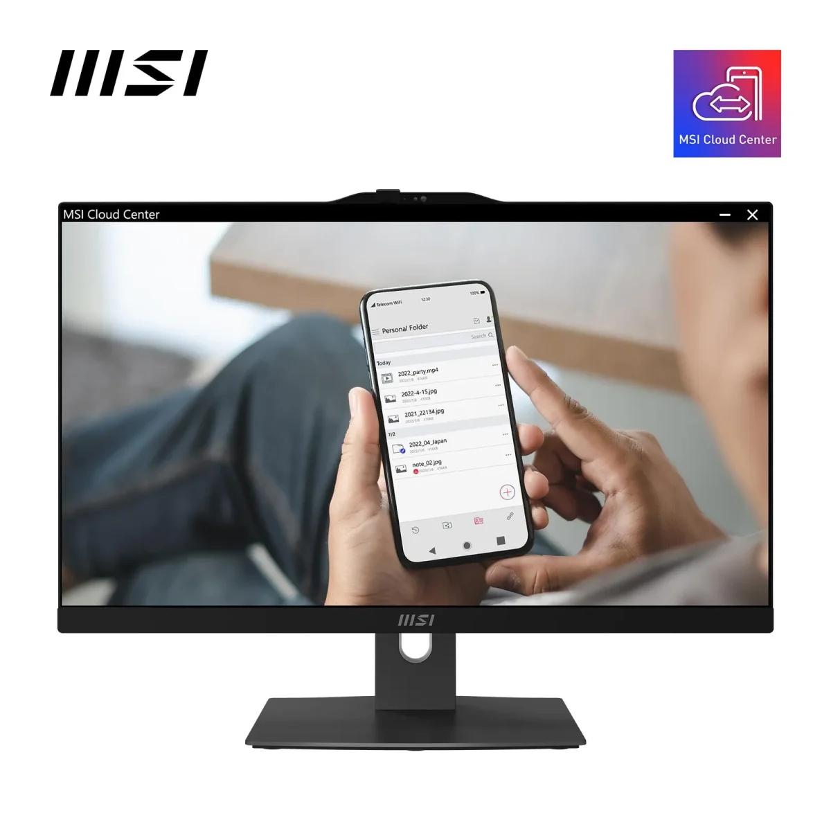 MSI Modern AM242P 1M-1206DE Core 3 100U 16GB/256GB SSD 23,8" Win11 Pro weiß - Slika 6