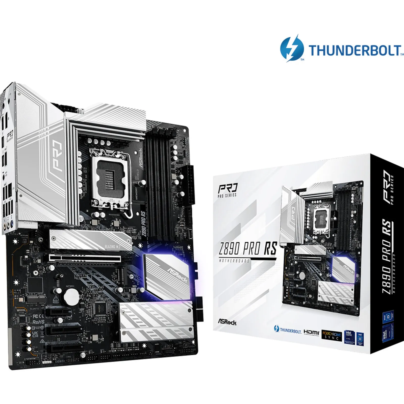 PI_416440640 ASRock Z890 Pro-A WiFi ATX Mainboard Intel Xe/TB4/HDMI/DP - Slika 1