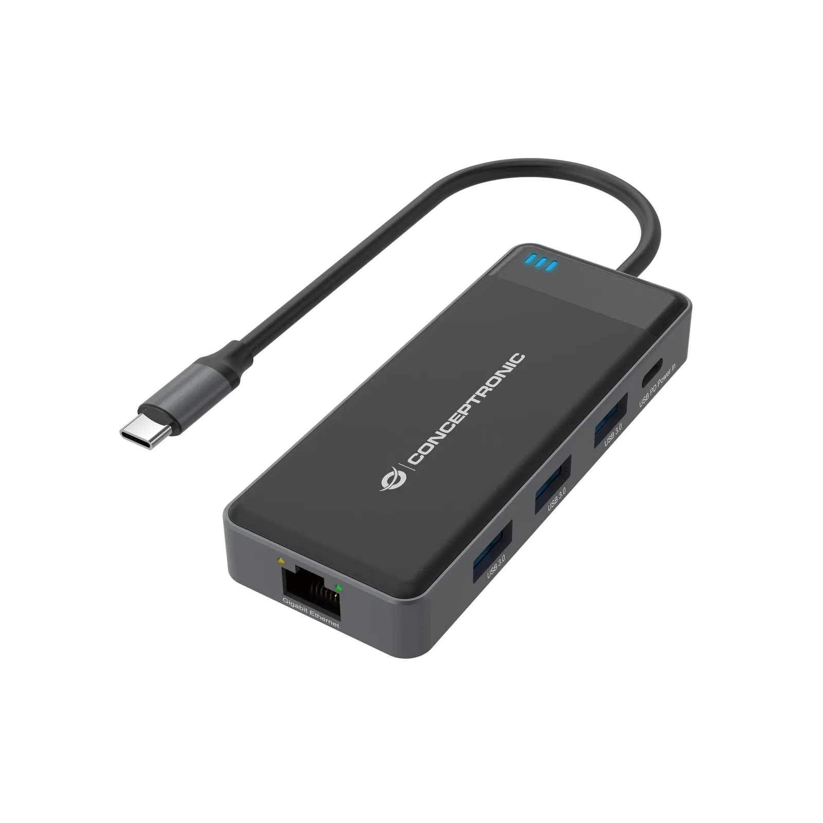 PI_418246964 Conceptronic DONN14G 7-in-1 USB 3.2 Gen 1 Dockingstation - Slika 1