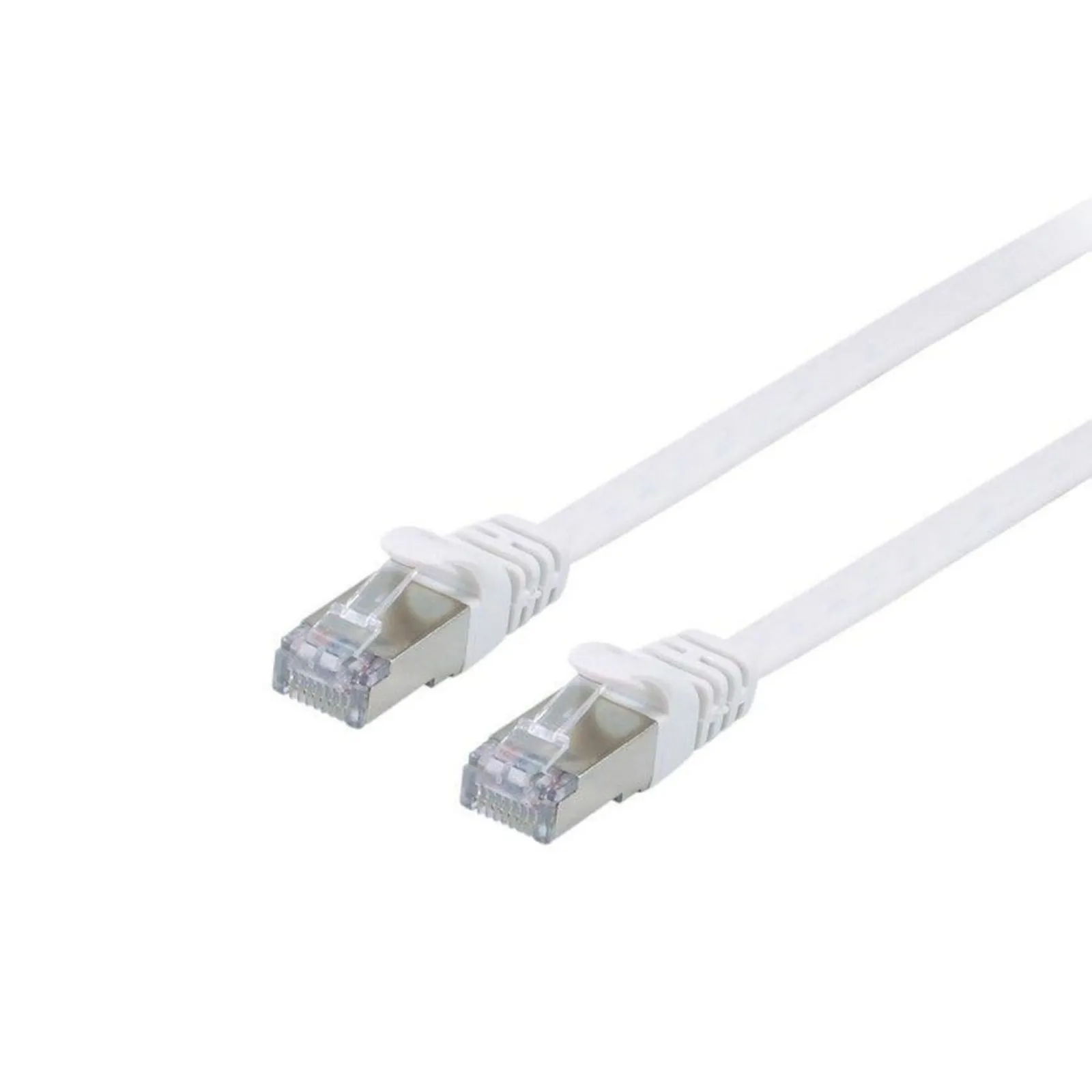 PI_423479910 EQUIP 607610 Cat.6A U/FTP Flat Patchkabel, 1m, Weiß - Slika 1
