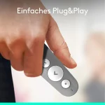 Logitech R500s Laser Presentation Remote Presenter USB Bluetooth Grau - Slika 2