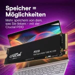 Crucial P310 NVMe SSD 1 TB M.2 2280 PCIe 4.0 - Slika 2