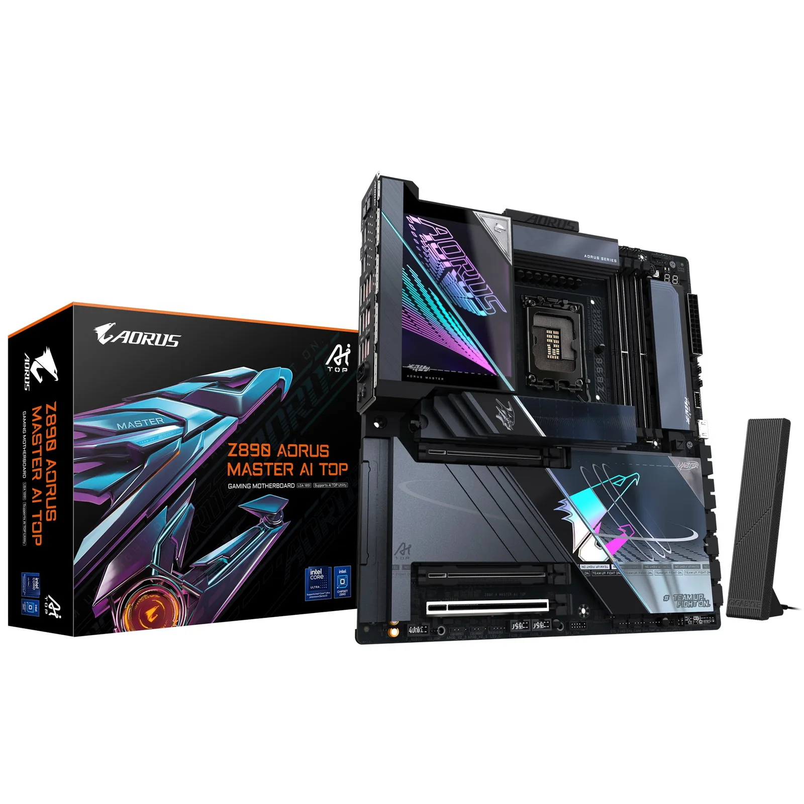 PI_446514952 GIGABYTE Z890 AORUS MASTER AI TOP E-ATX Mainboard Sockel 1851 TB4/WIFI7 - Slika 1