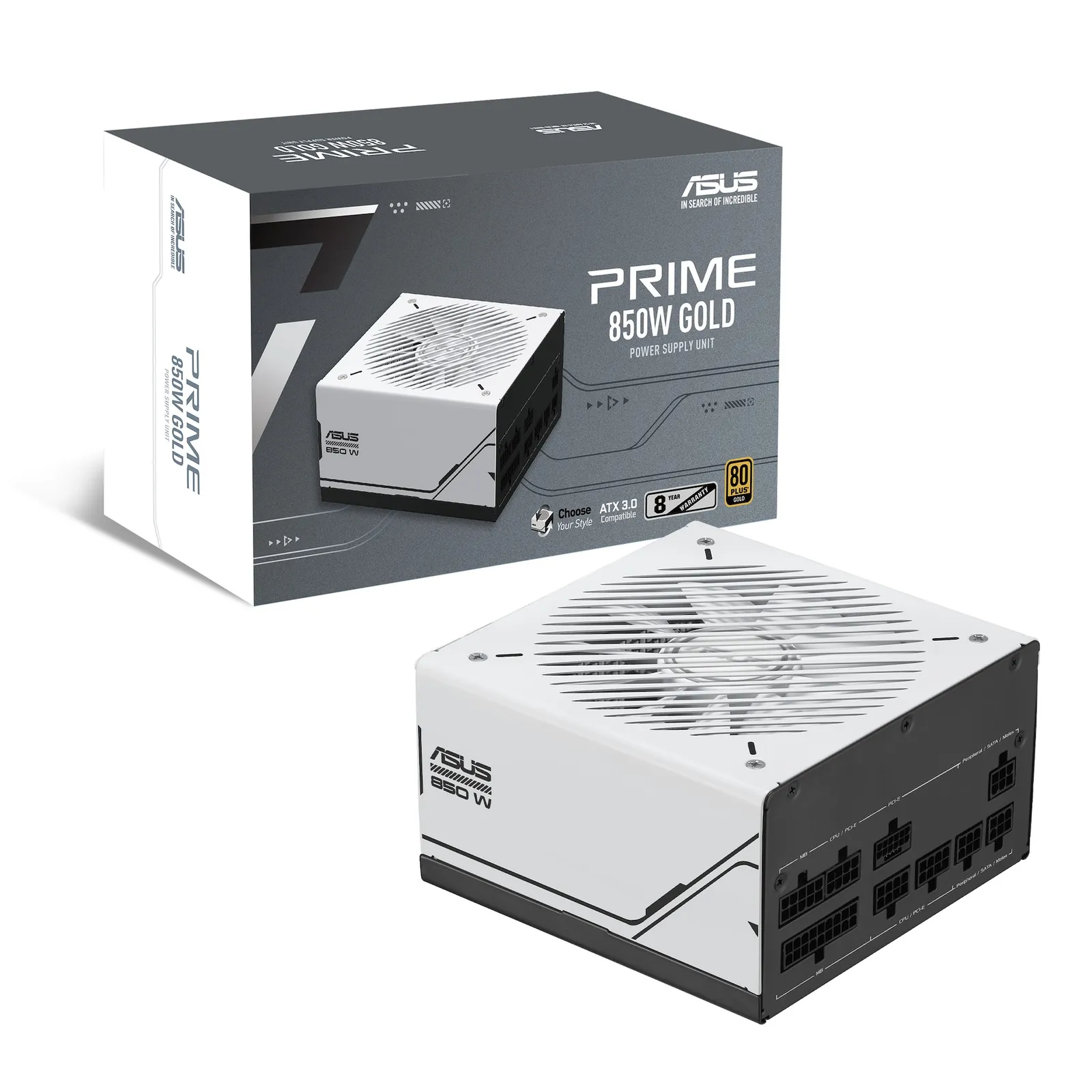 PI_454630584 ASUS Prime 850W Gold Gaming Netzteil modular ATX 3.0 PCIe 5.0 - Slika 1
