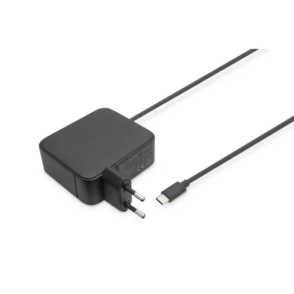 DIGITUS Notebook Ladegerät USB-C, 65W DA-10071 schwarz