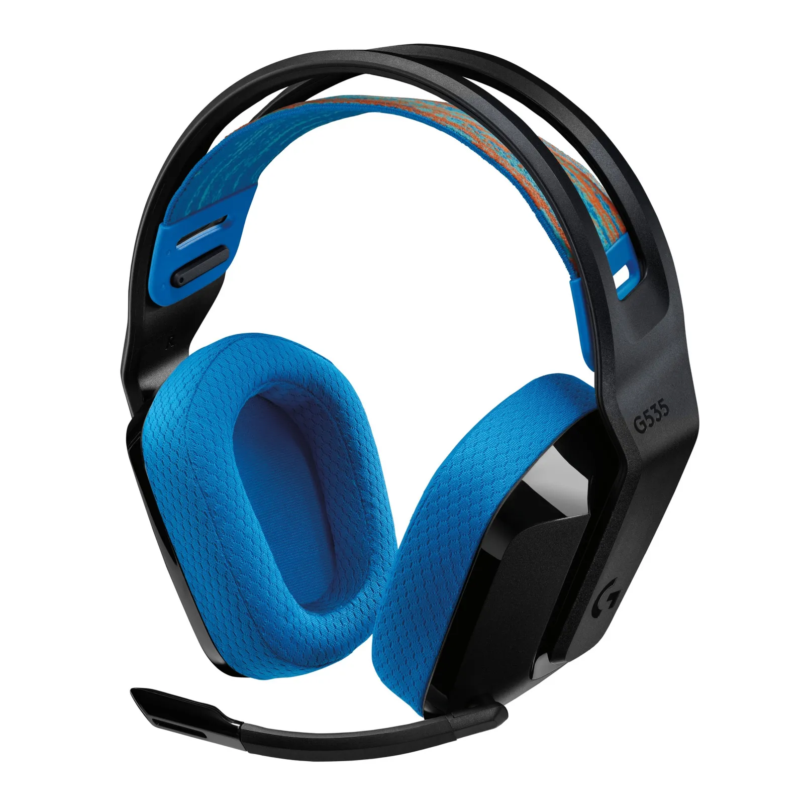 PI_467462719 Logitech G535 LIGHTSPEED Schwarz/Blau kabelloses Gaming-Headset - Slika 1