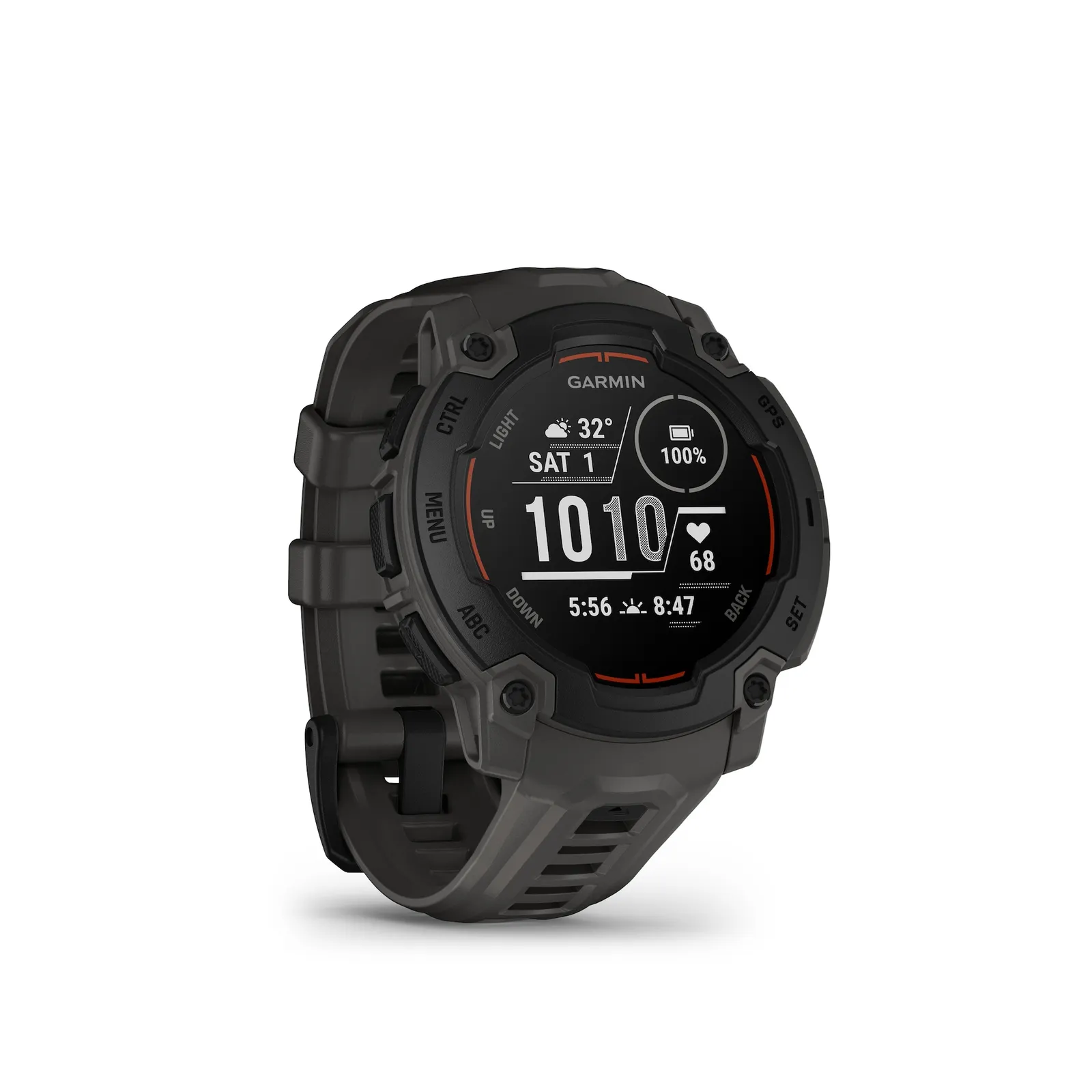 PI_481119001 Garmin INSTINCT E schwarz 45mm Multisport Smartwatch 22mm Wechselarmband - Slika 1