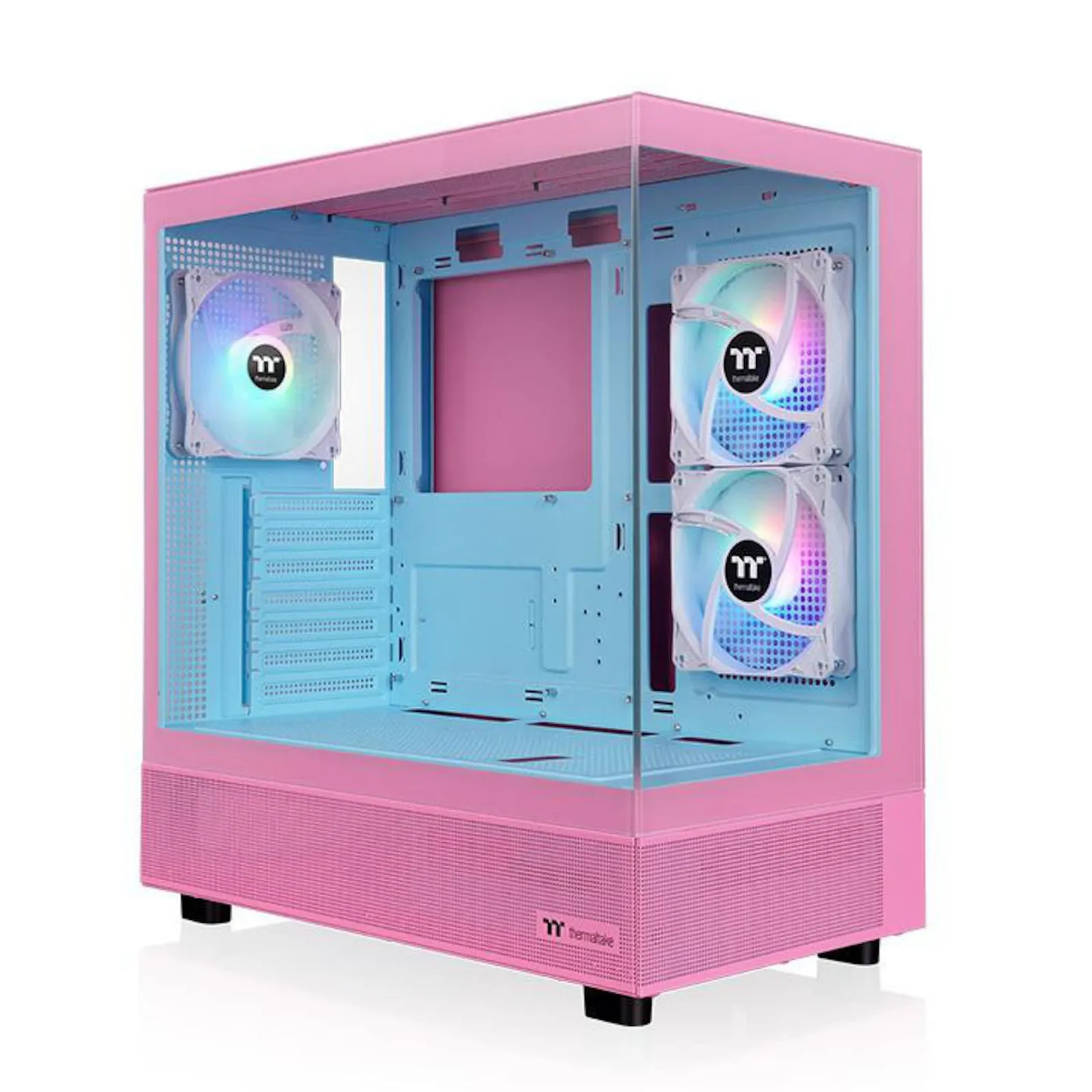 PI_481988251 THERMALTAKE View 270 Plus TG ARGB Mid Tower E-ATX Gehäuse Sichtfenster pink - Slika 1