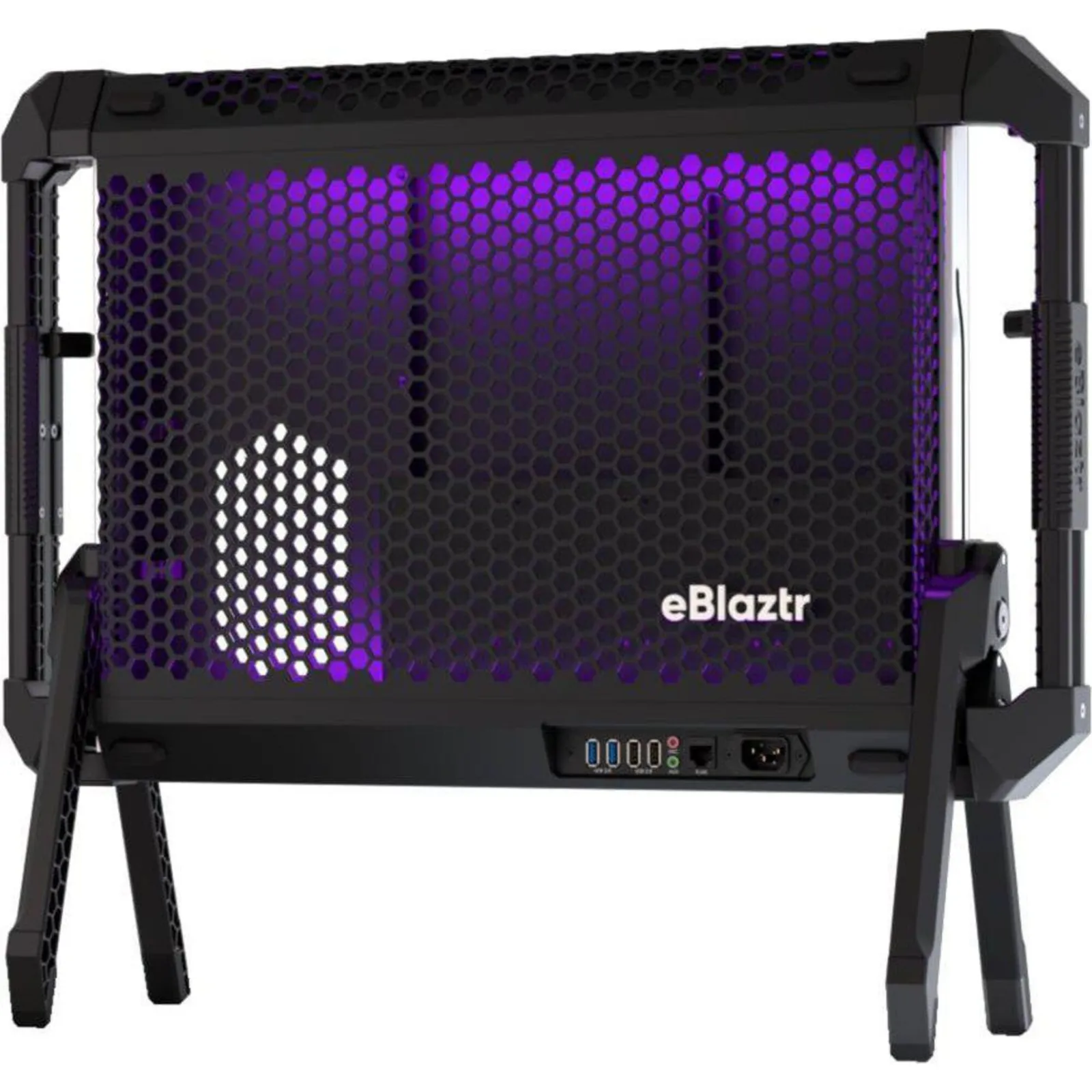 PI_492377669 eBlaztr ITX Gaming Desktop Gehäuse schwarz - Slika 1