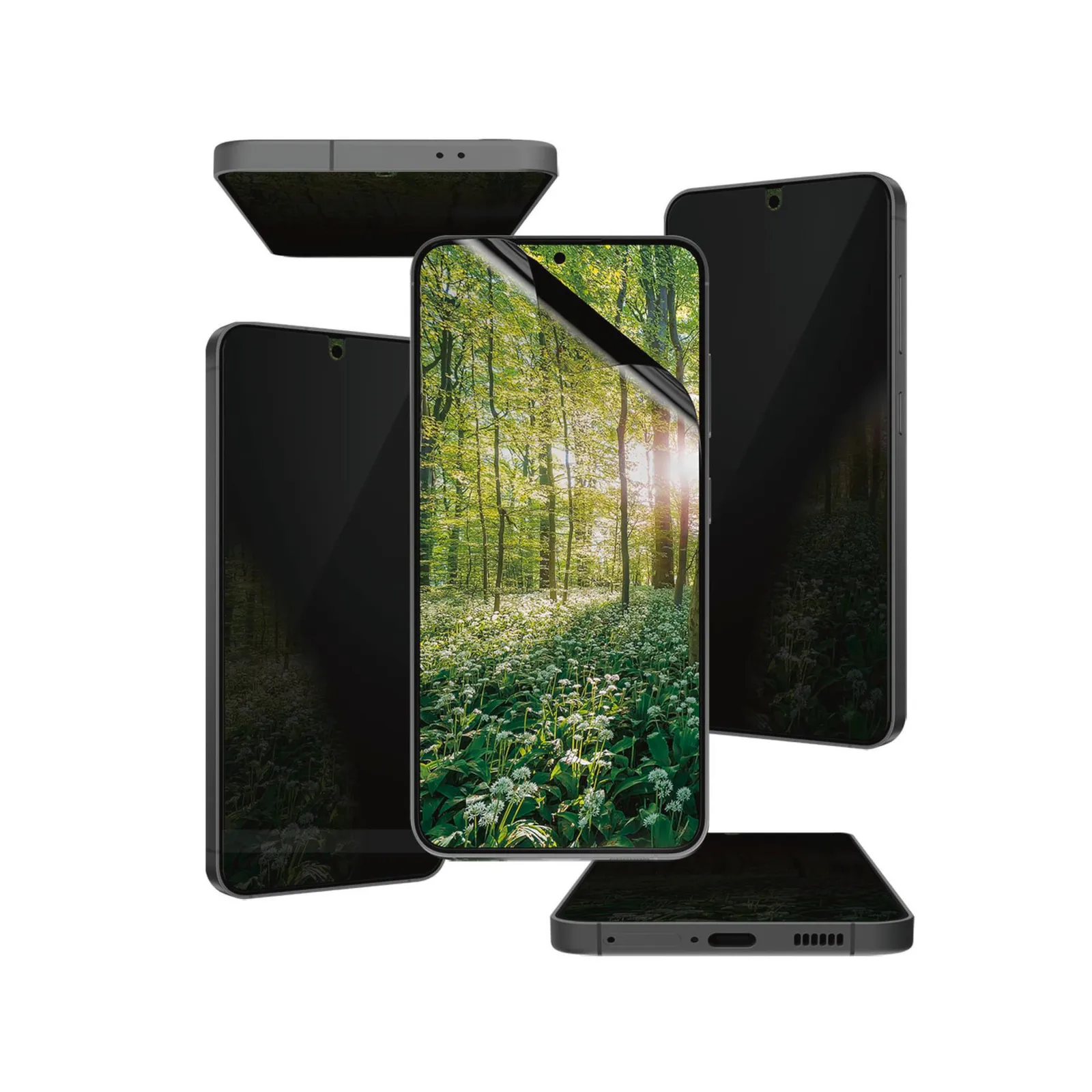 PI_494073003 PanzerGlass ECO MATRIX 4-way Privacy Screen Protector für Samsung Galaxy S25 - Slika 1