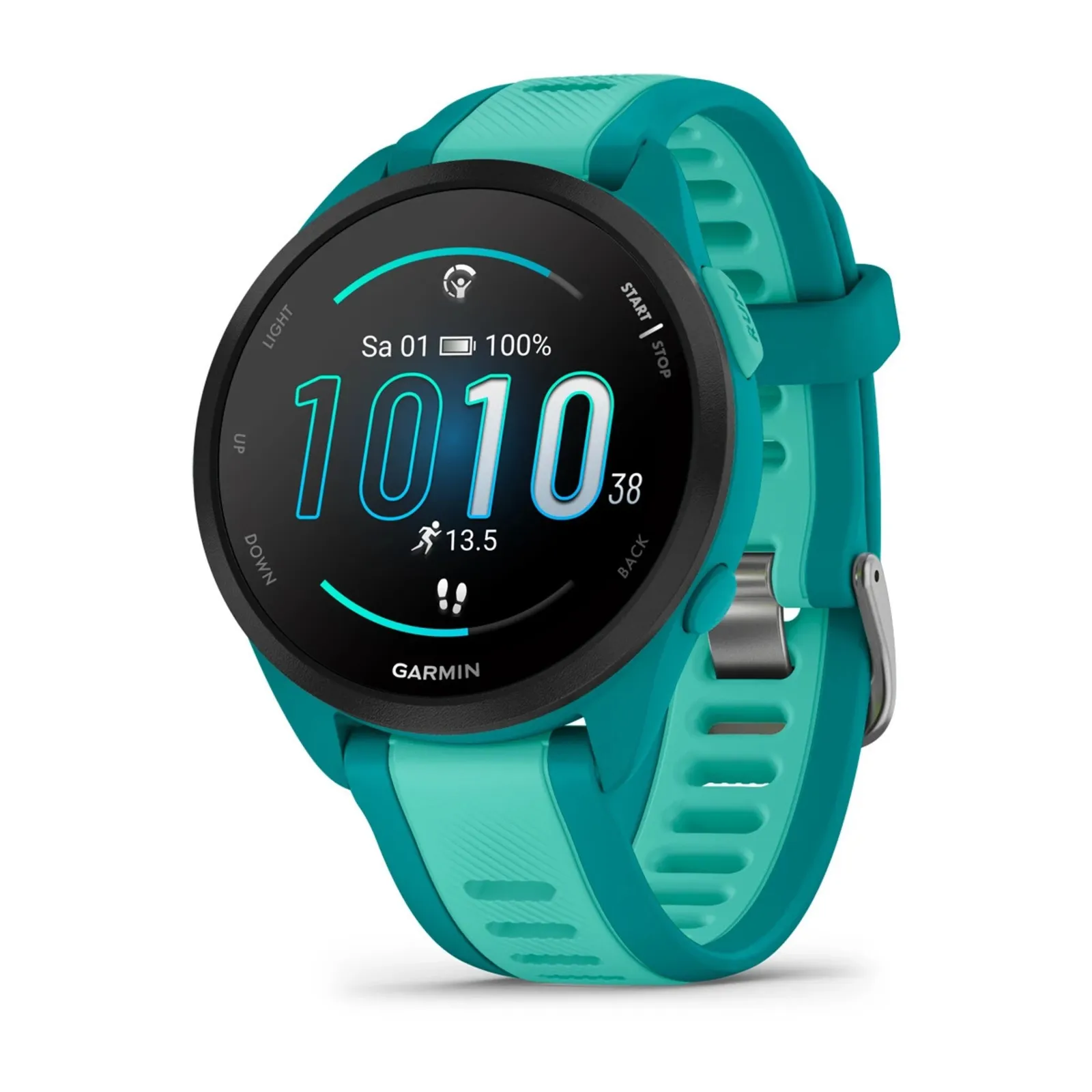 PI_515453889 Garmin Forerunner 165 Music Türkis/Aqua - Slika 1