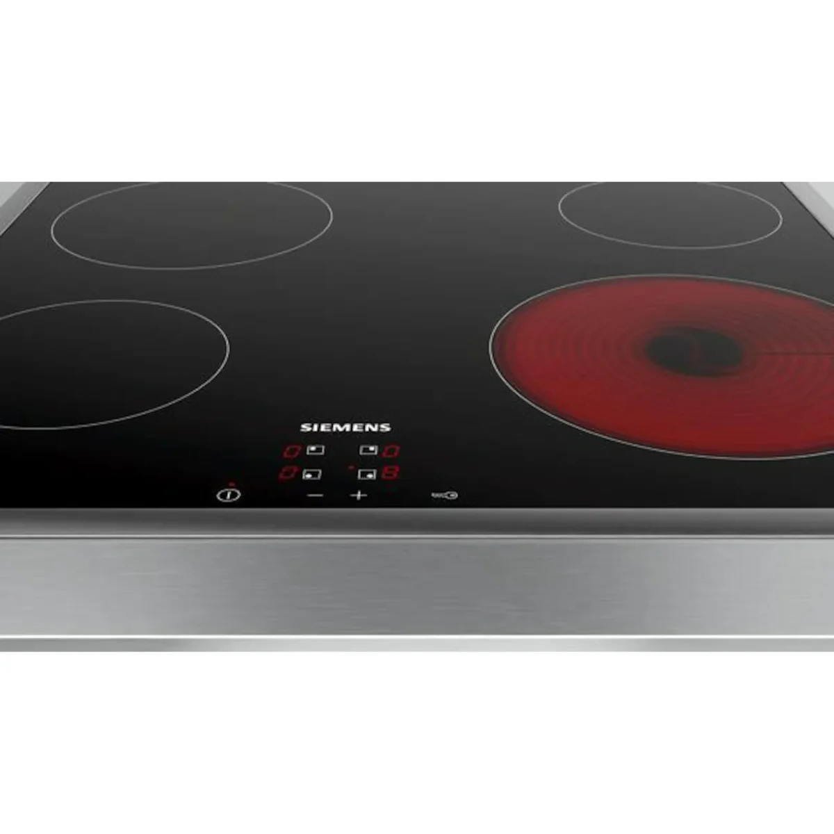 Siemens ET645HE17 iQ100 Glaskeramik-Kochfeld, 60 cm, mit Rahmen aufliegend - Slika 3