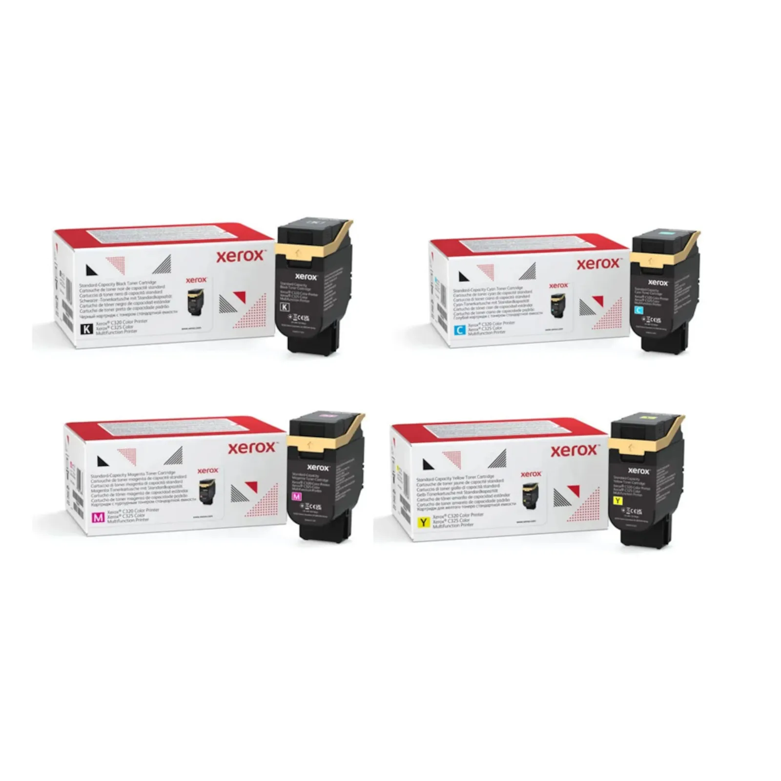PI_522431439 Xerox Toner Multipack (BK, C, M, Y) Xerox C320, C325 - Slika 1