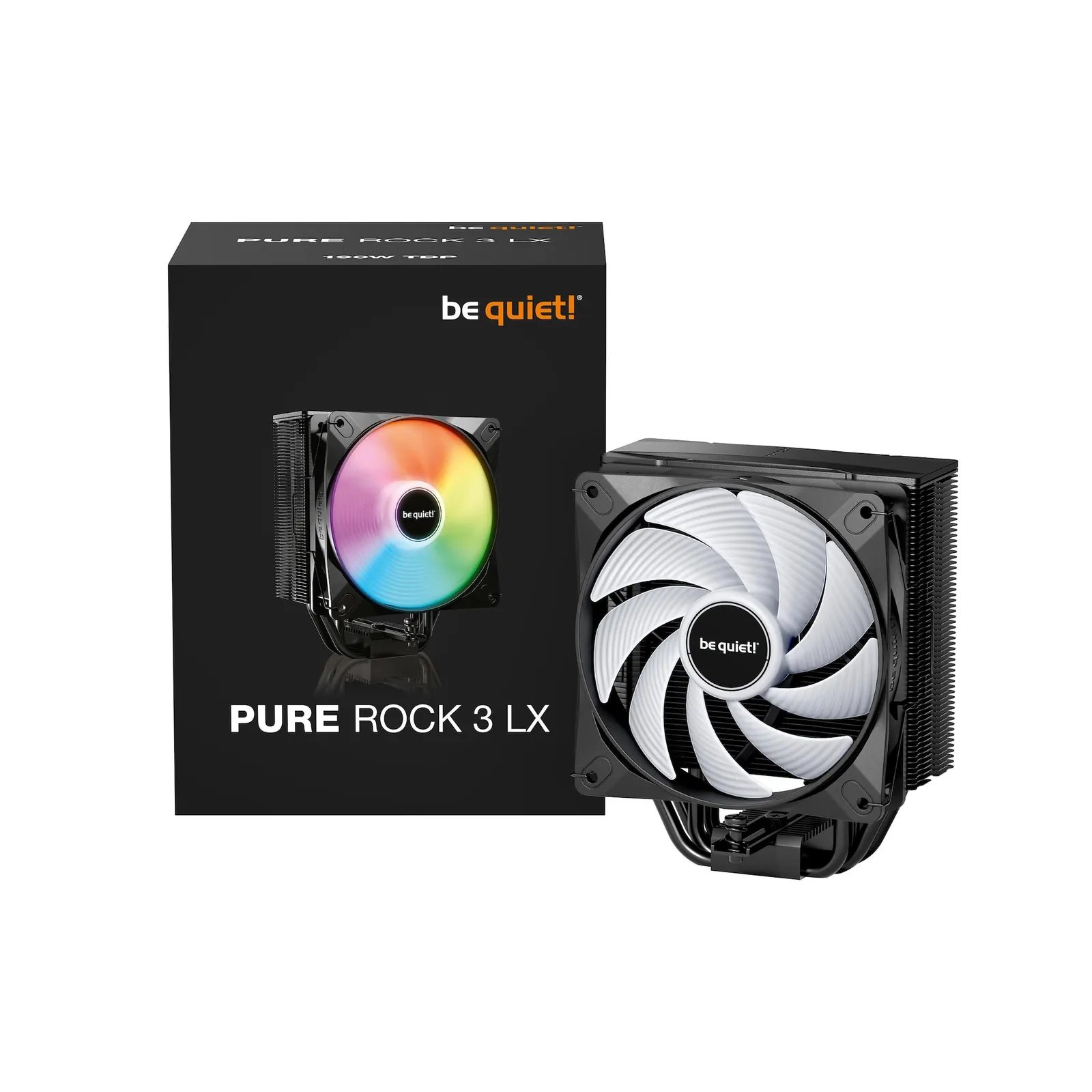 PI_524887209 be quiet! Pure Rock 3 LX ARGB CPU Kühler für Intel und AMD CPU schwarz - Slika 1
