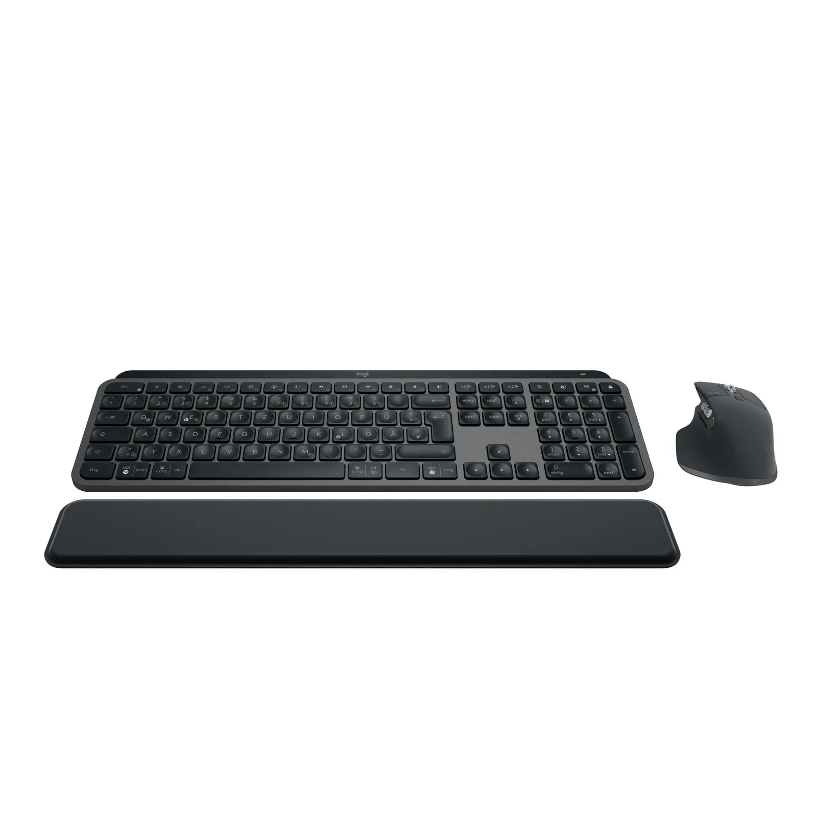 PI_535915623 Logitech MX Keys S Combo Graphite, DE-Layout (Qwertz) - MX Master 3S, MX Keys S & MX Palm Rest - Slika 1