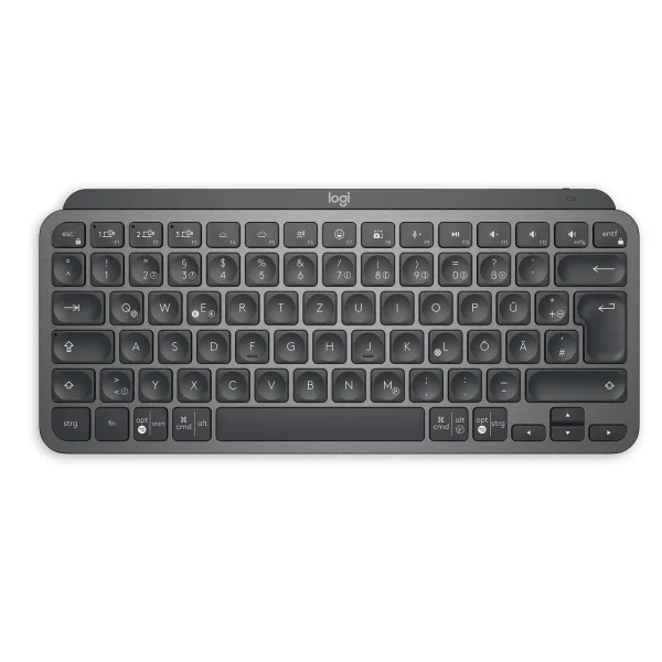 Logitech MX Keys Mini Grafit - Kabellose Kompakte Performance Tastatur, Unterstützt Logi Options+