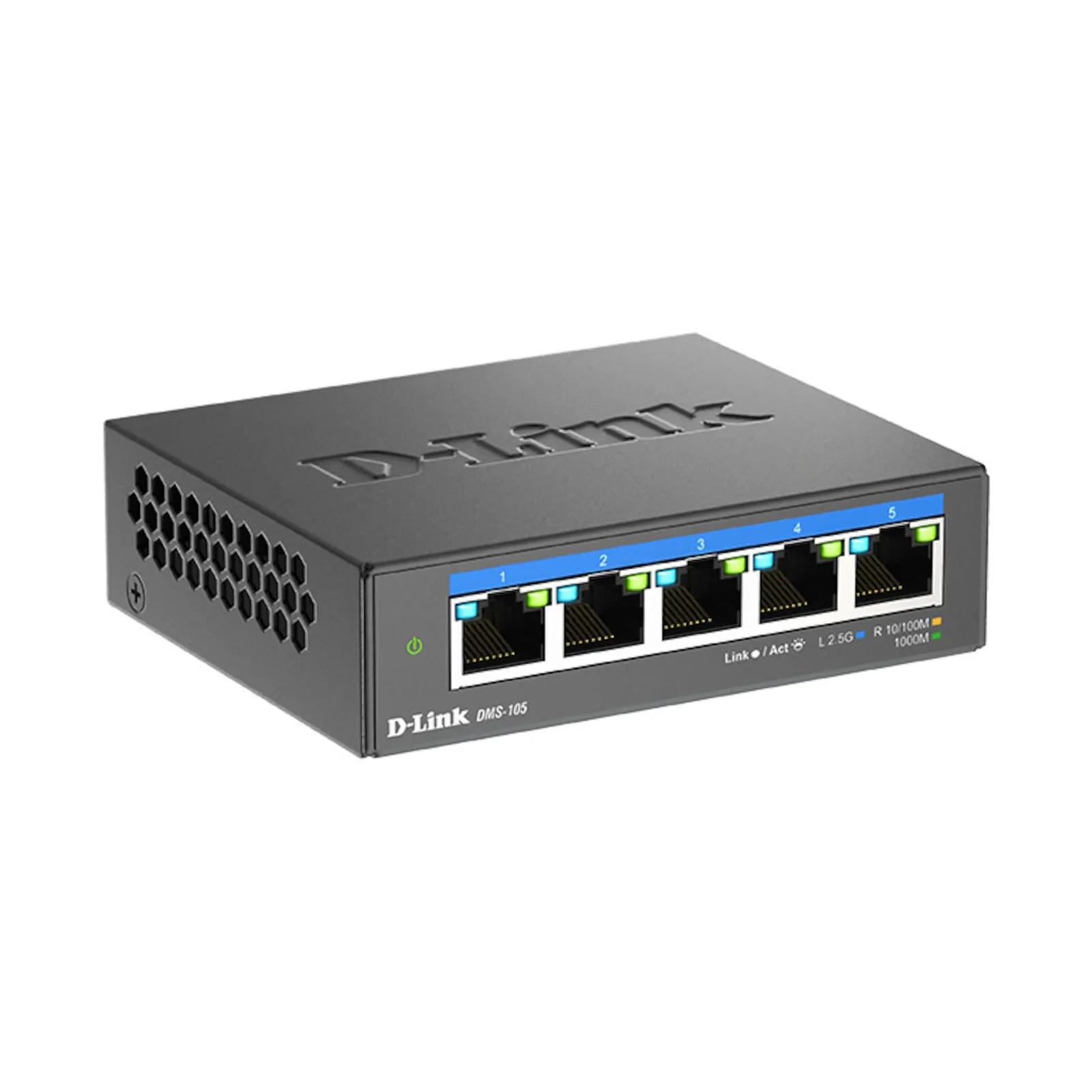 PI_543166056 D-Link DMS-105/E 5-Port 2.5G Multi-Gigabit Desktop Switch - Slika 1