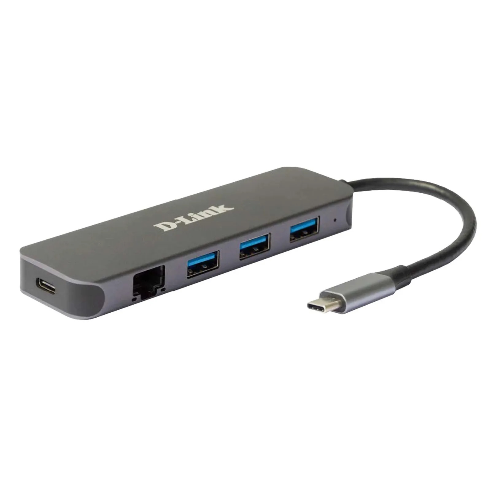PI_543854339 D-Link DUB-2334 5-In-1 USB-C Hub mit Gigabit-Ethernet/Stromversorgung - Slika 1