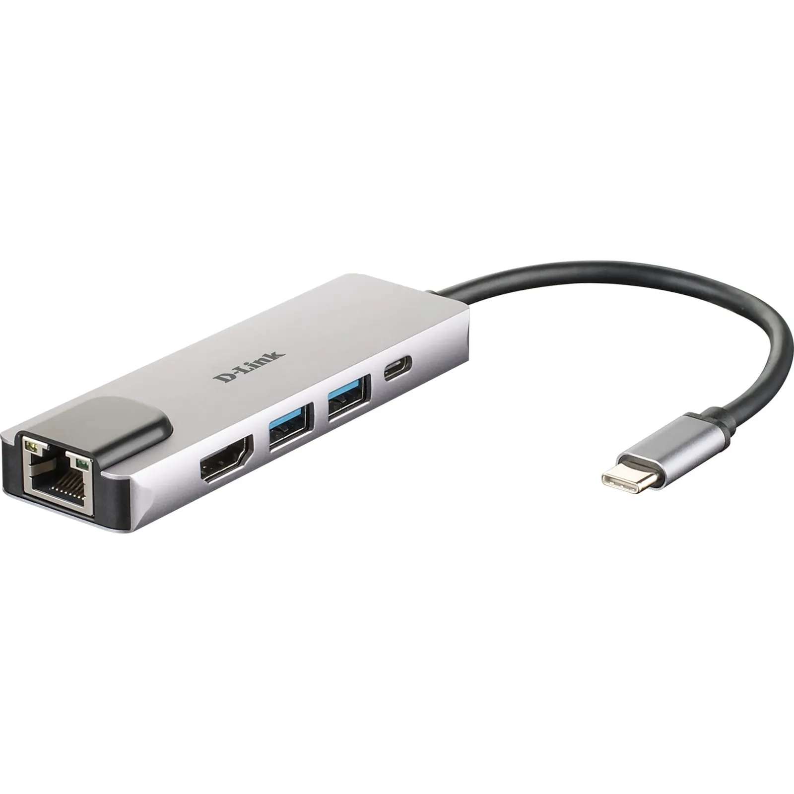 PI_544763883 D-Link DUB-M520 5-In-1 USB-C Hub mit HDMI/Ethernet und USB-C Ladeanschluss - Slika 1