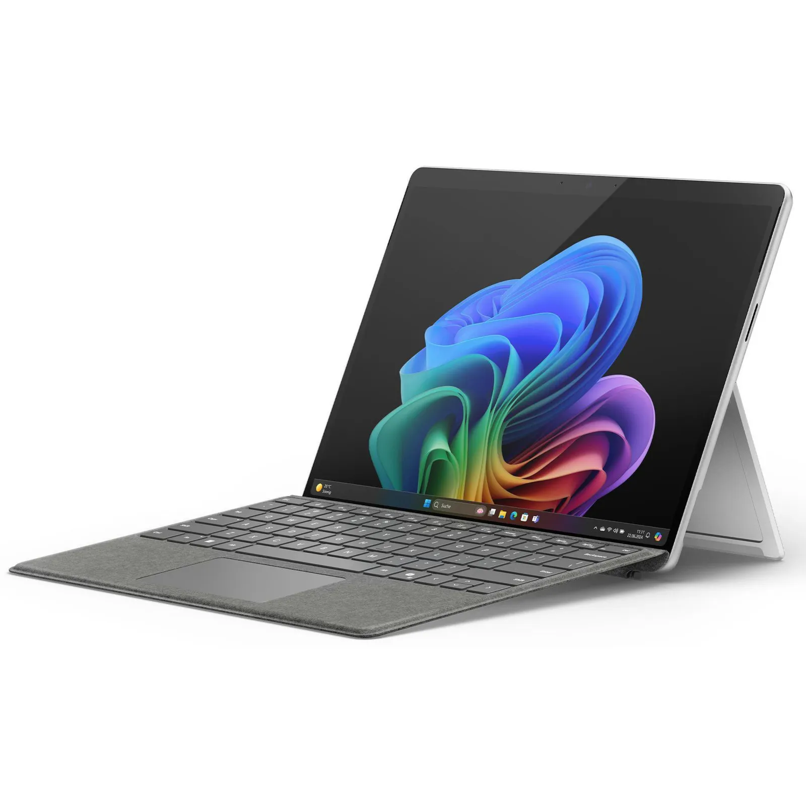 PI_546367605 Microsoft Surface Pro (11. Edition) Copilot+ PC 13" 2in1 Platin Snapdragon® X Plus 16GB/512GB SSD Win11 EP2-08345 - Slika 1