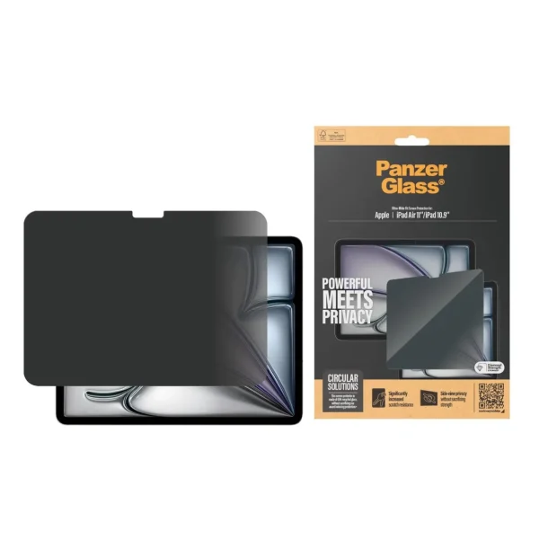 PanzerGlass Privacy Displayschutzglas Ultra-Wide Fit Apple iPad Air 11" (2024) & iPad 10,9" (2022)