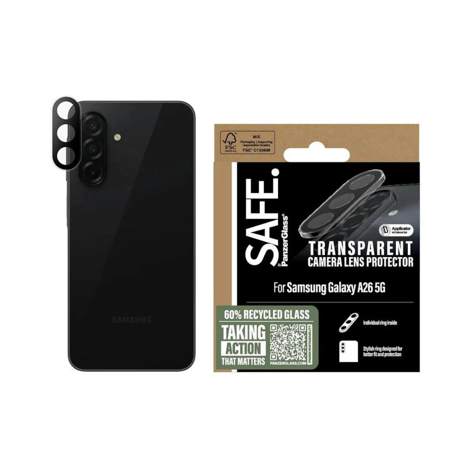PI_551535720 SAFE. by PanzerGlass Kameraschutz Transparent Galaxy A26 5G - Slika 1
