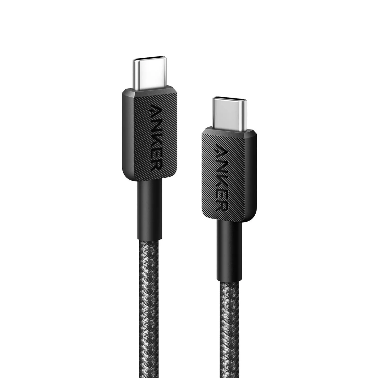 PI_551793078 Anker 322 USB-C auf USB-C Kabel 60W 180cm geflochten schwarz - Slika 1
