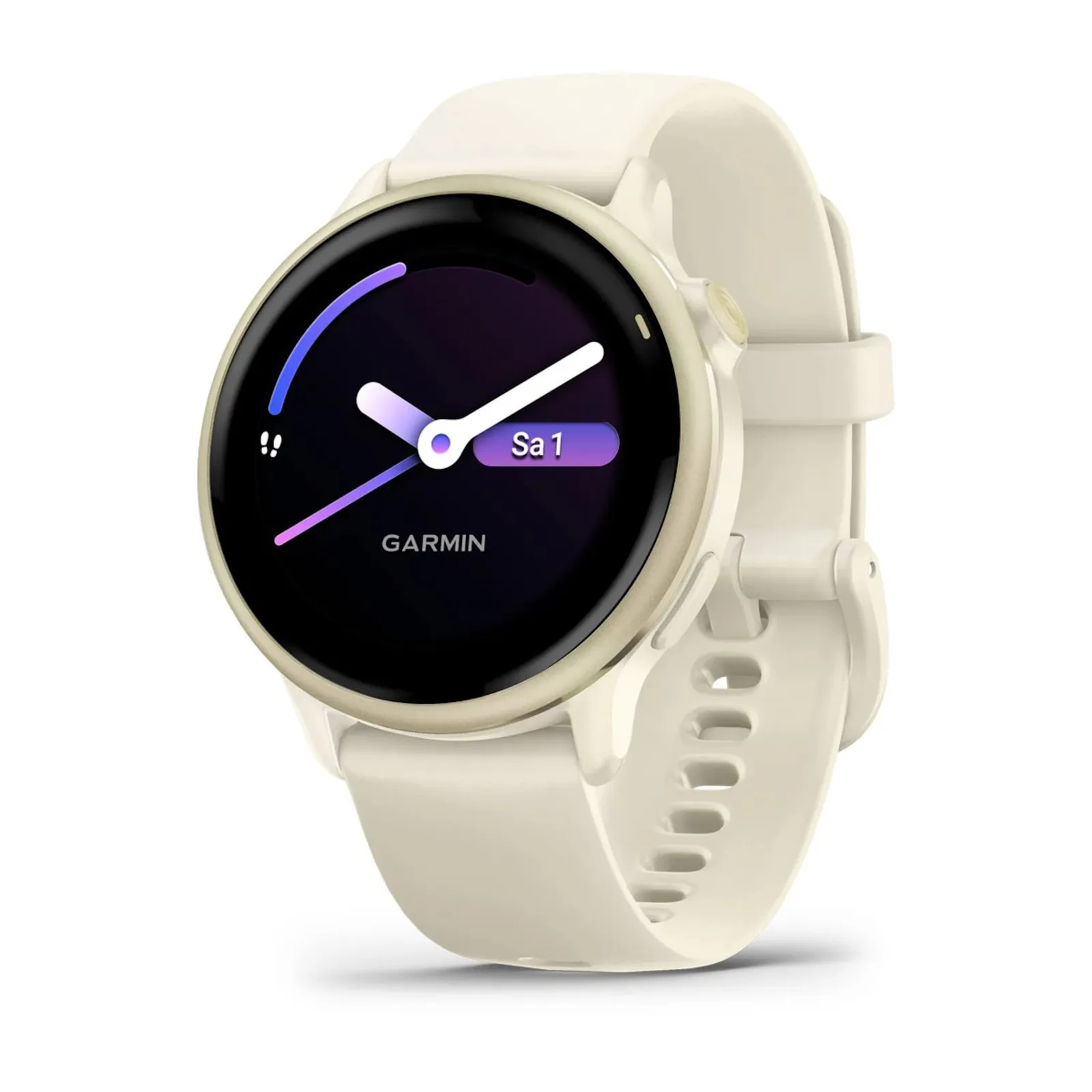 PI_555706163 Garmin vivoactive® 6 Bone/Lunargold Aluminium - Slika 1