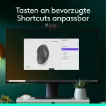 Logitech Signature M650 Grafit L (Rechtshändig) - Bluetooth, Logi Bolt, 4000 DPI, Unterstützt von Logi Options+ - Slika 5