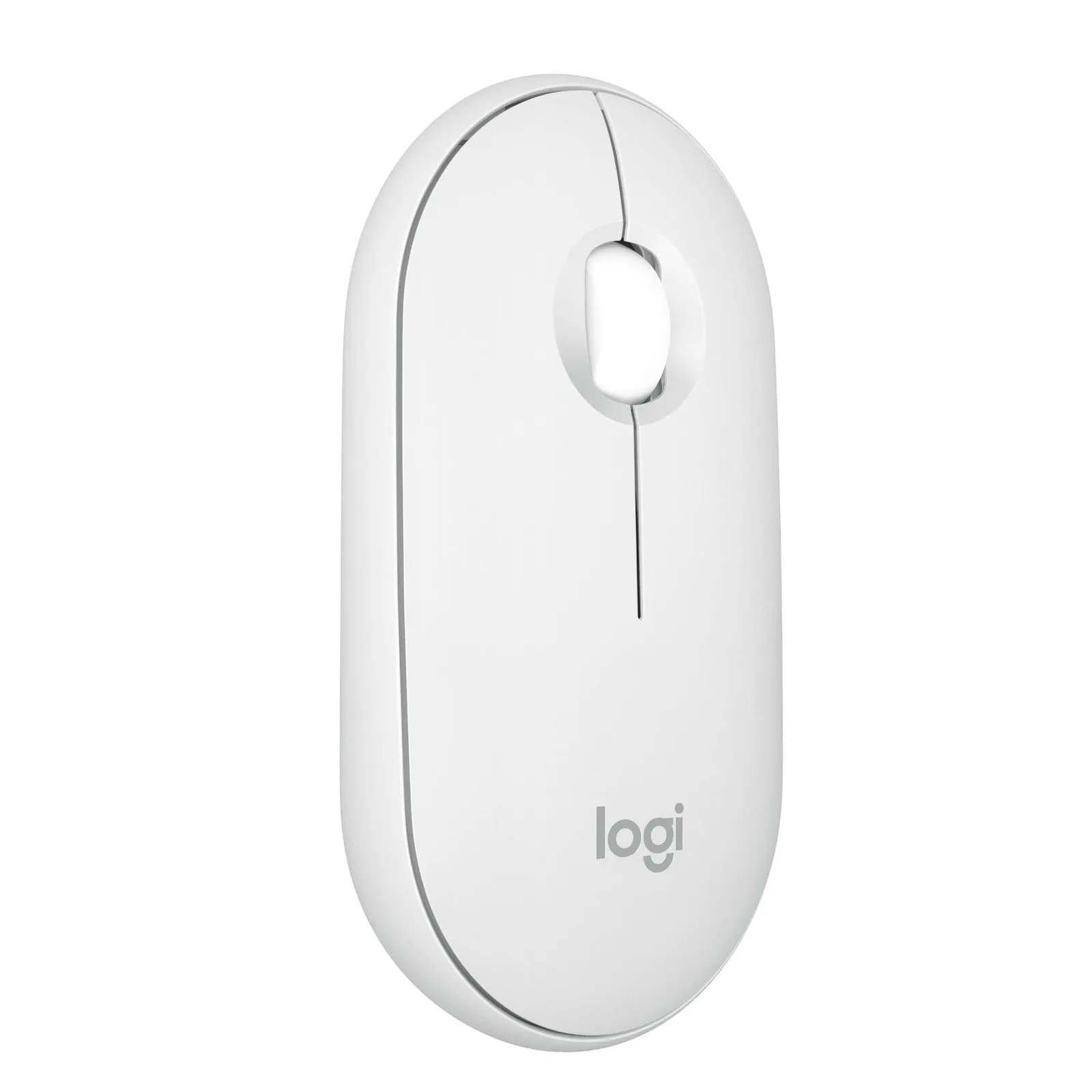 PI_559824756 Logitech Pebble Mouse 2 M350S Weiß - Bluetooth (3x Easy-Switch), 4000 DPI, Unterstützt von Logi Options+ - Slika 1