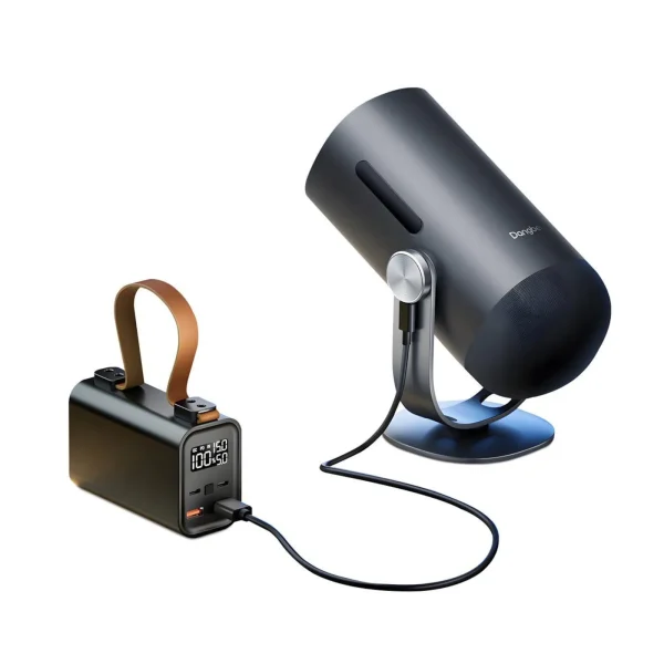 Dangbei Freedo tragbarer Projektor mit Ständer Grau + PowerBank