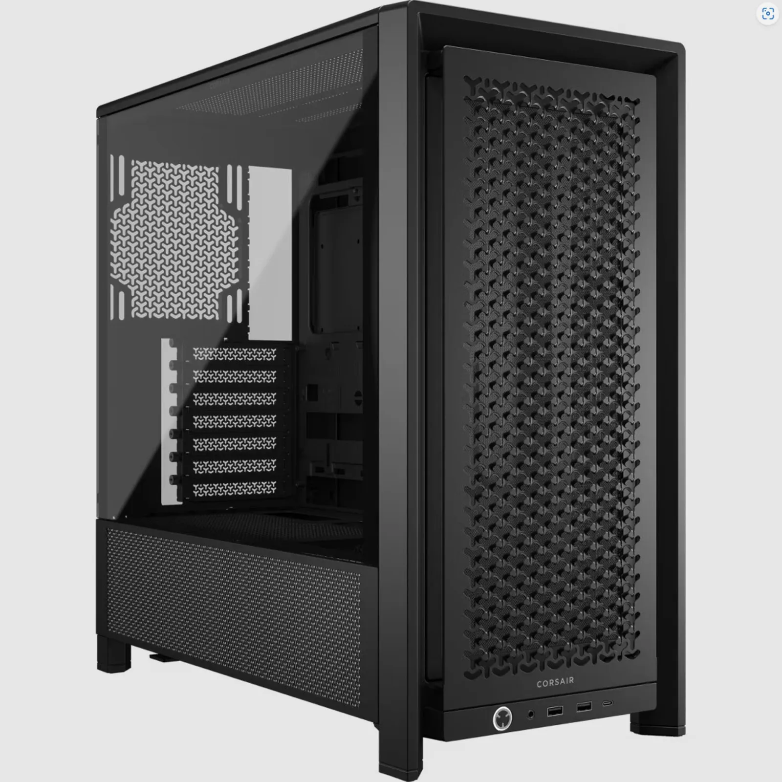 PI_589690245 CORSAIR Frame 4000D Schwarz Midi Tower ATX Gaming Gehäuse - Slika 1