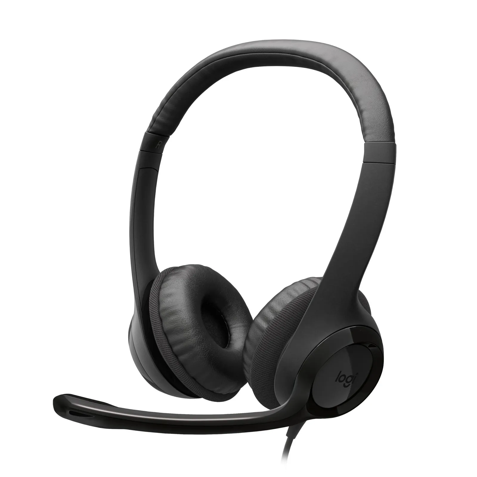 PI_606431897 Logitech H390 Stereo USB-C Headset - Mit verbesserter digitaler Klangübertragung und integrierten Bedienelementen - Slika 1