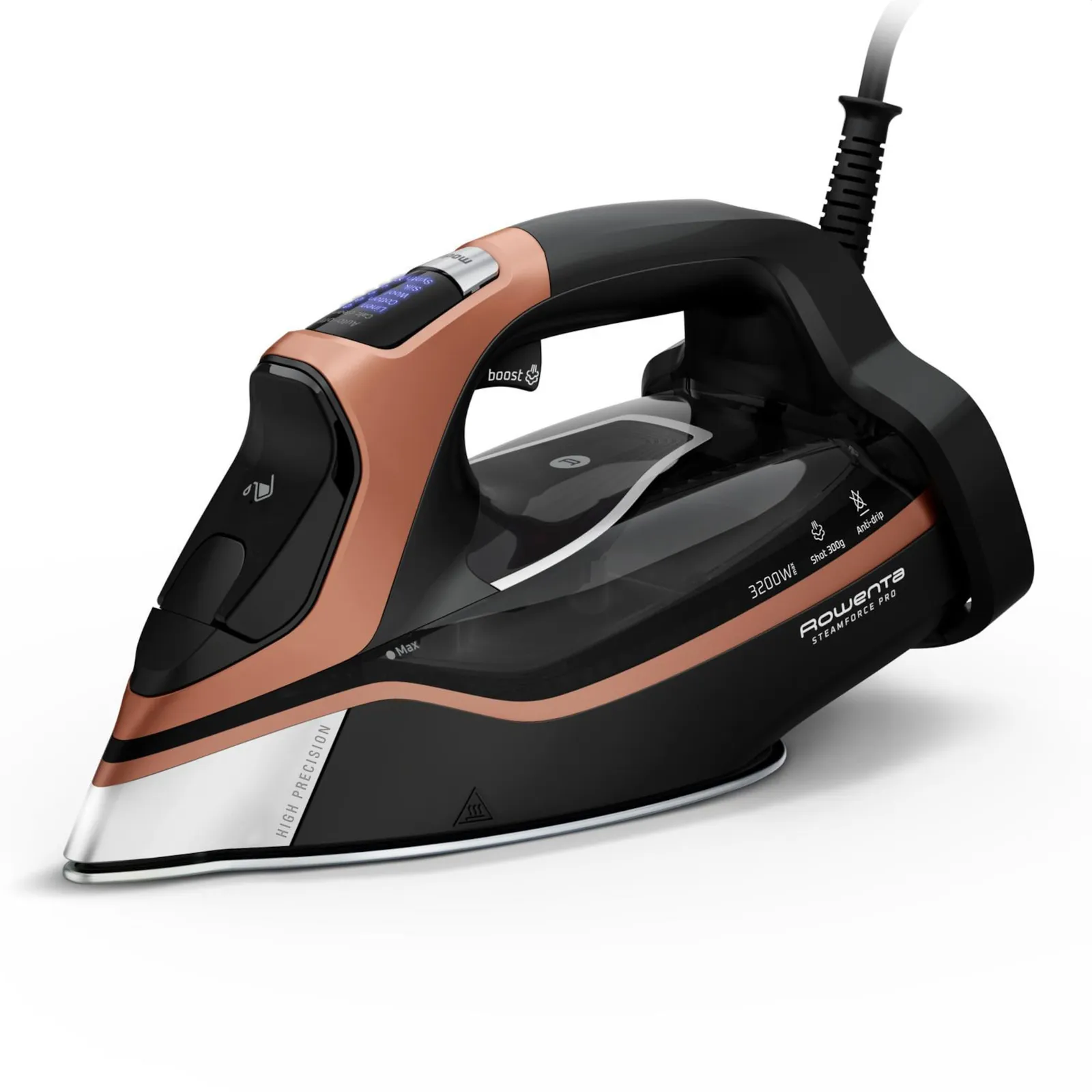 PI_611024422 Rowenta DW9520 Steamforce Pro Dampfbügeleisen schwarz/bronze - Slika 1