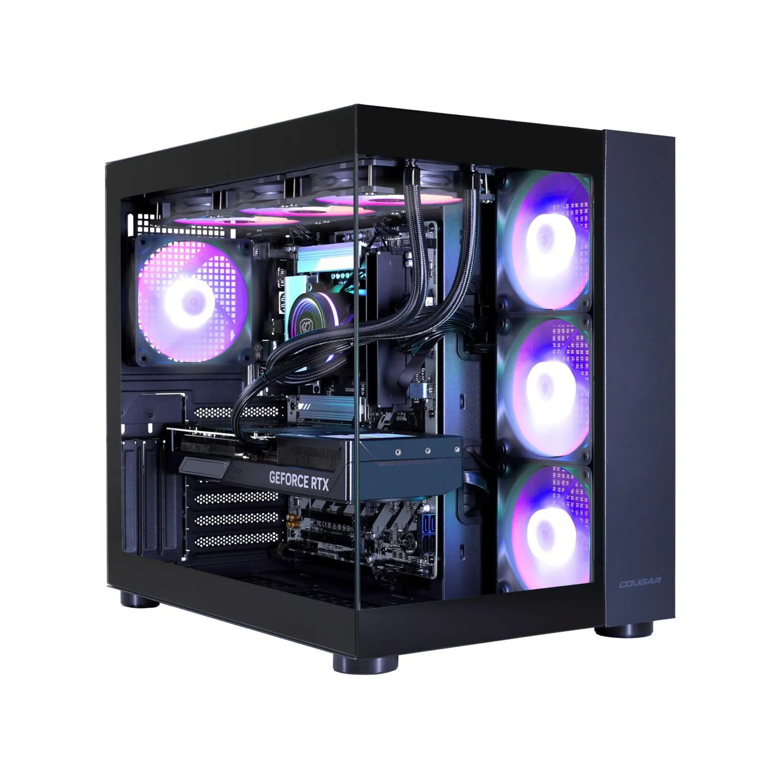 PI_635207709 Hyrican Cougar FV150 BK 7485 Core Ultra 9 285K RTX 5080 32GB/1TB SSD Win11 - Slika 1